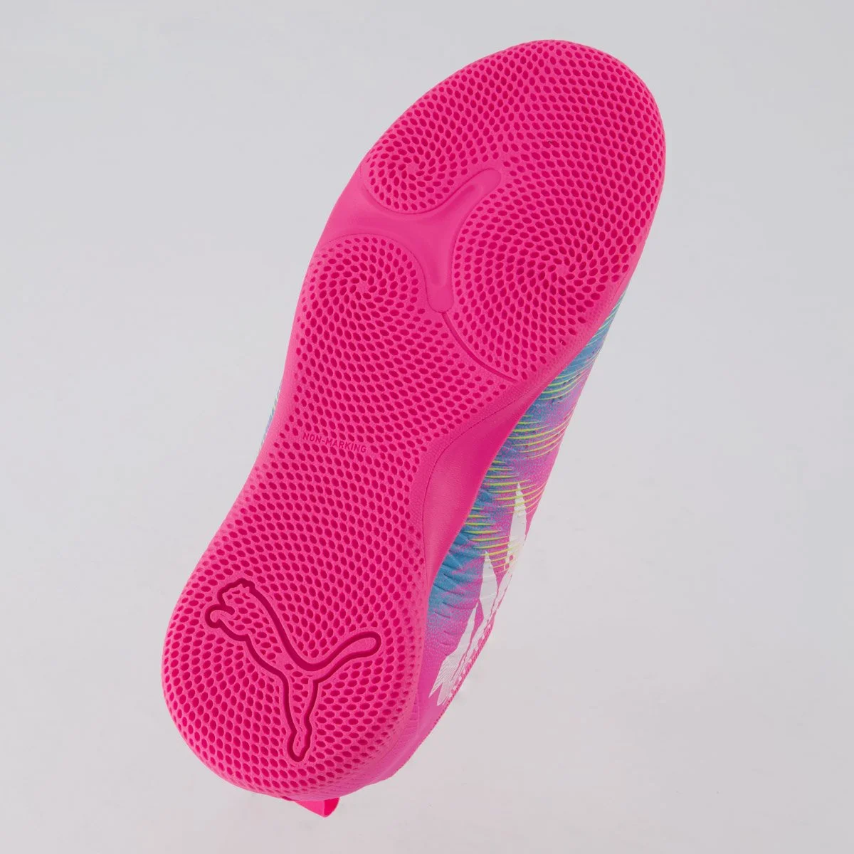 Chuteira Puma Future 9 Play Futsal Rosa Juvenil Rosa 5