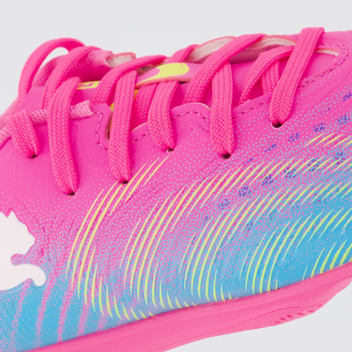 Chuteira Puma Future 9 Play Futsal Rosa Juvenil Rosa 7
