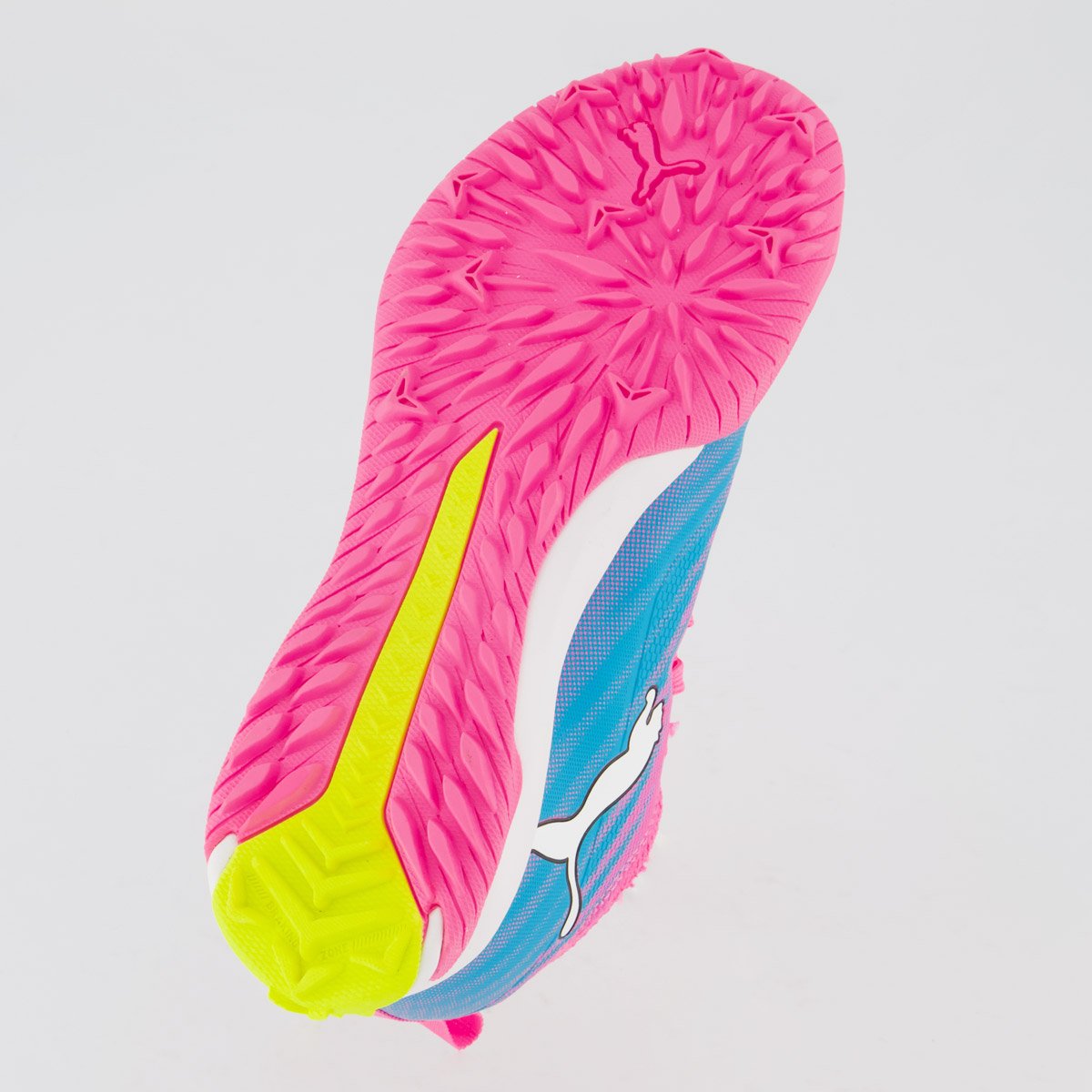 Chuteira Puma Ultra 6 Match Society + Mid Rosa Juvenil Rosa 5