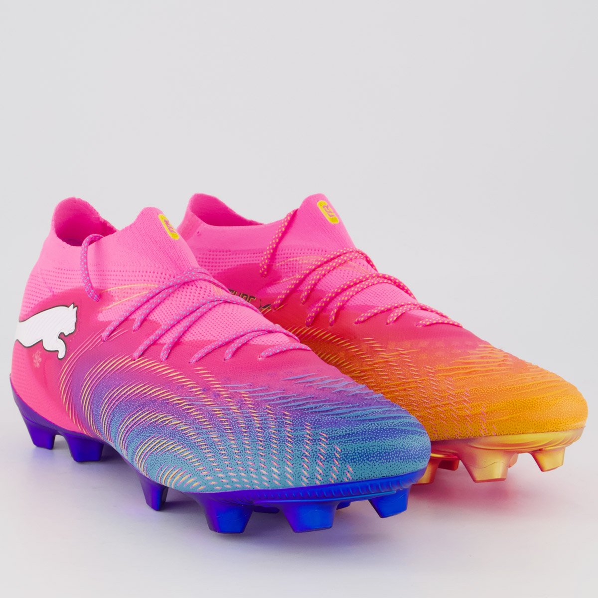 Chuteira Puma Future 9 Ultimate FG Campo Rosa Rosa 3
