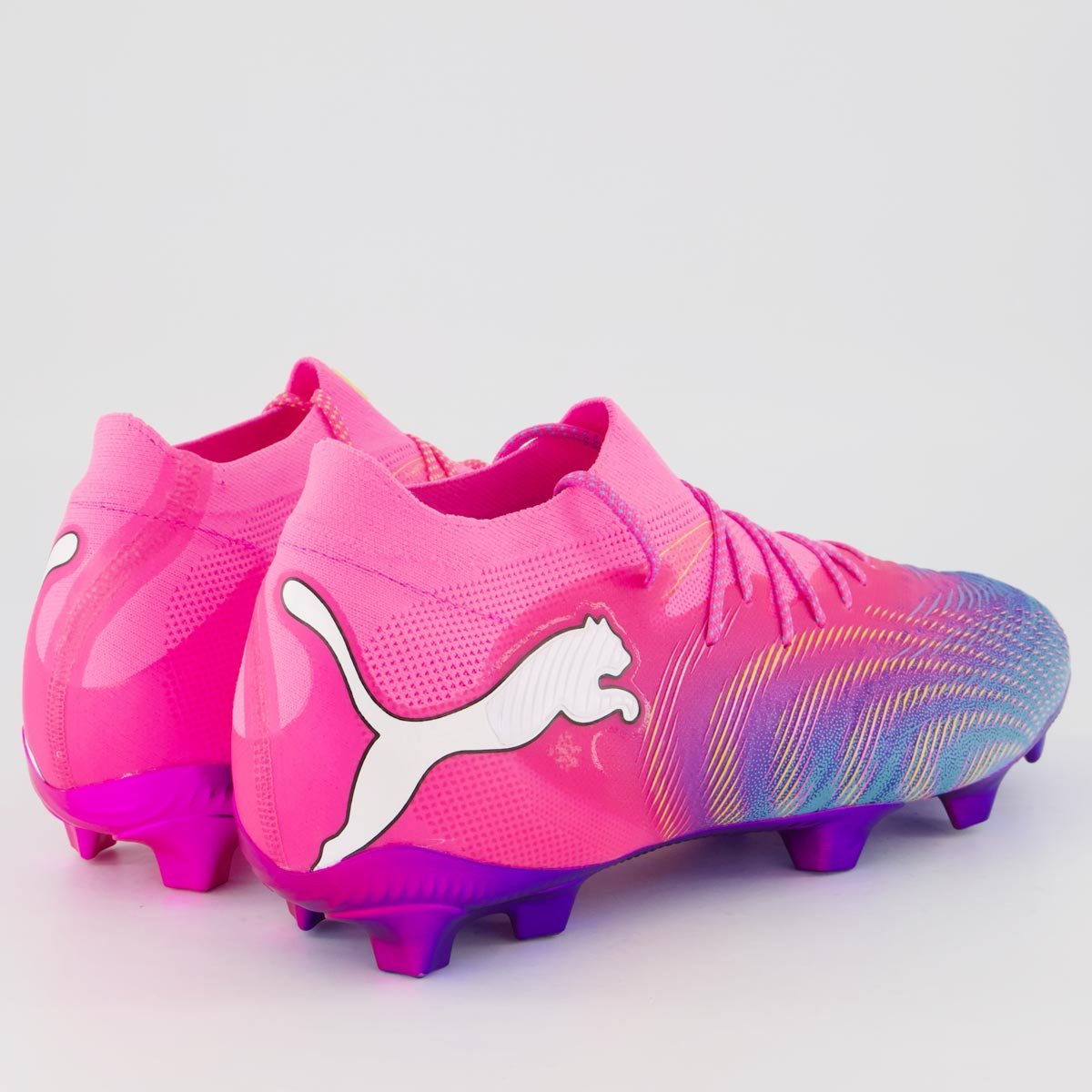 Chuteira Puma Future 9 Ultimate FG Campo Rosa Rosa 4