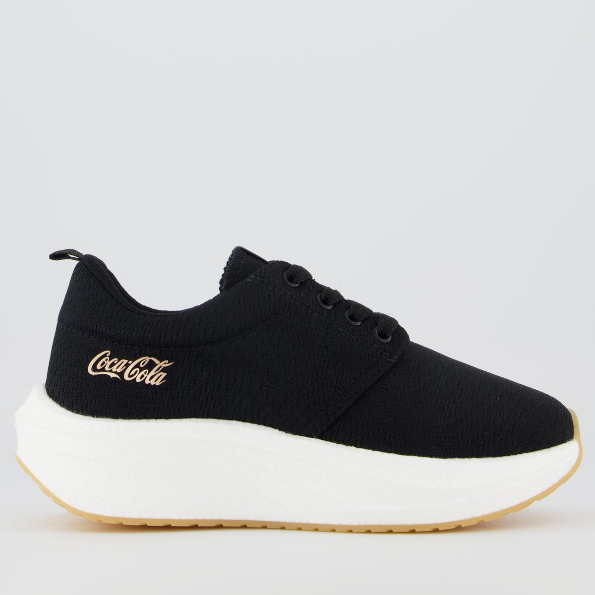 Tênis Coca Cola Comfort Now Feminino Preto Preto 8