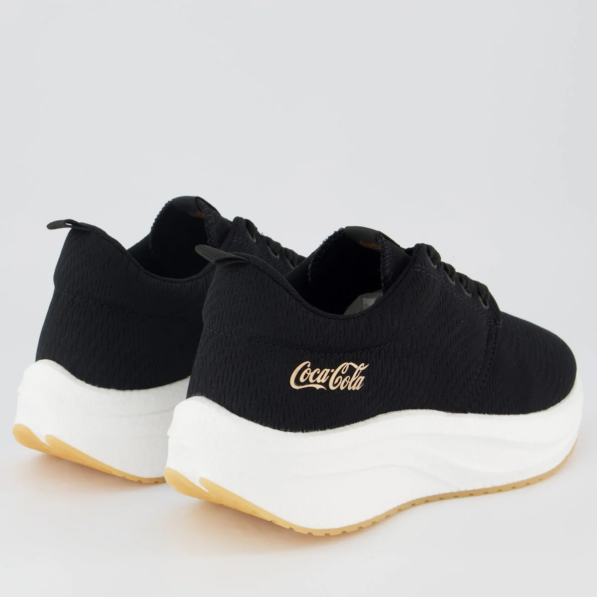 Tênis Coca Cola Comfort Now Feminino Preto Preto 2