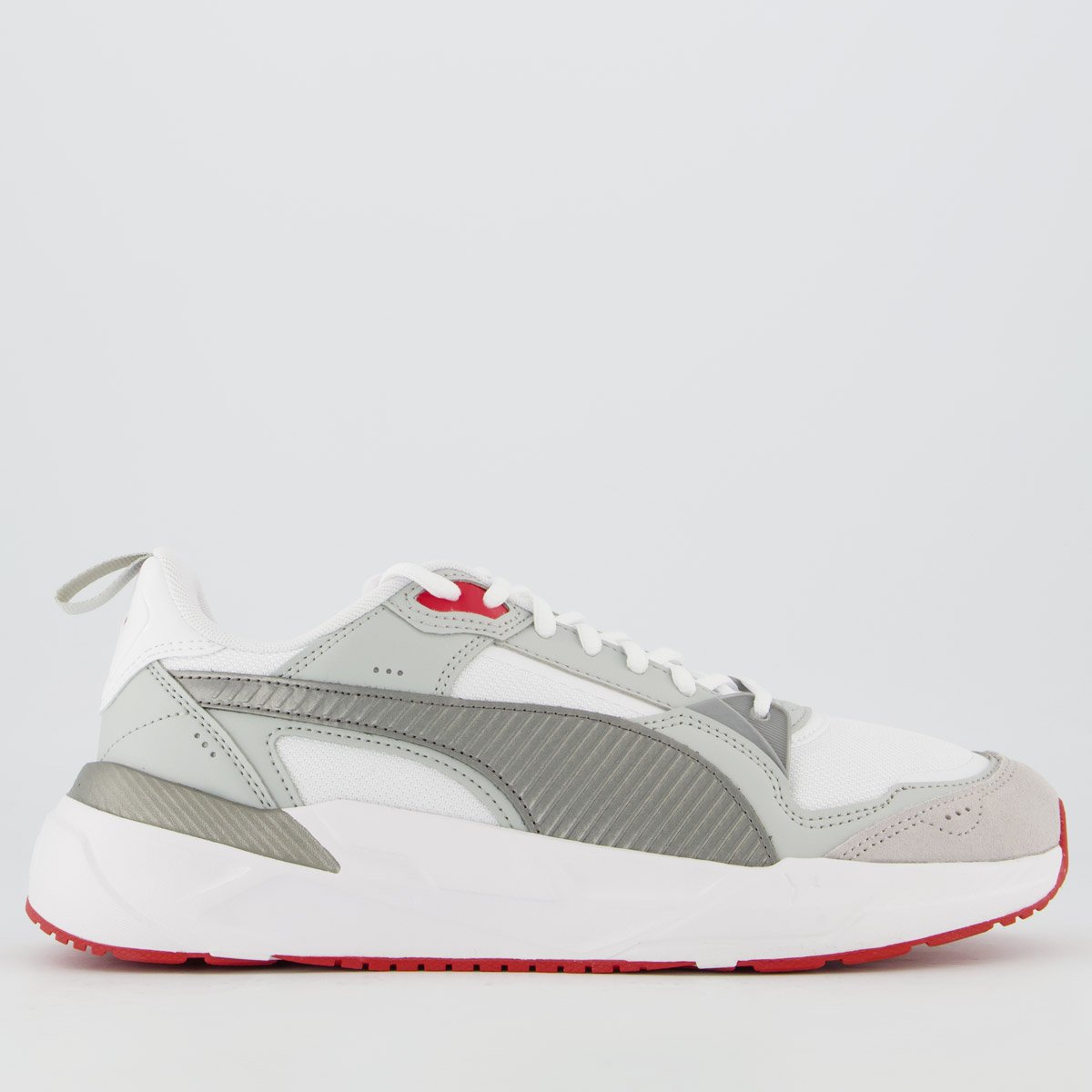 Tênis Puma Scuderia Ferrari Trinity 2 Branco e Cinza