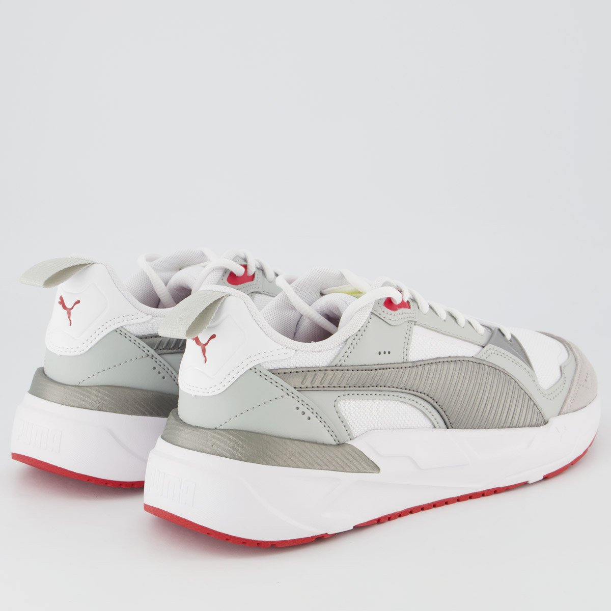 Tênis Puma Scuderia Ferrari Trinity 2 Branco e Cinza Branco/Cinza 3