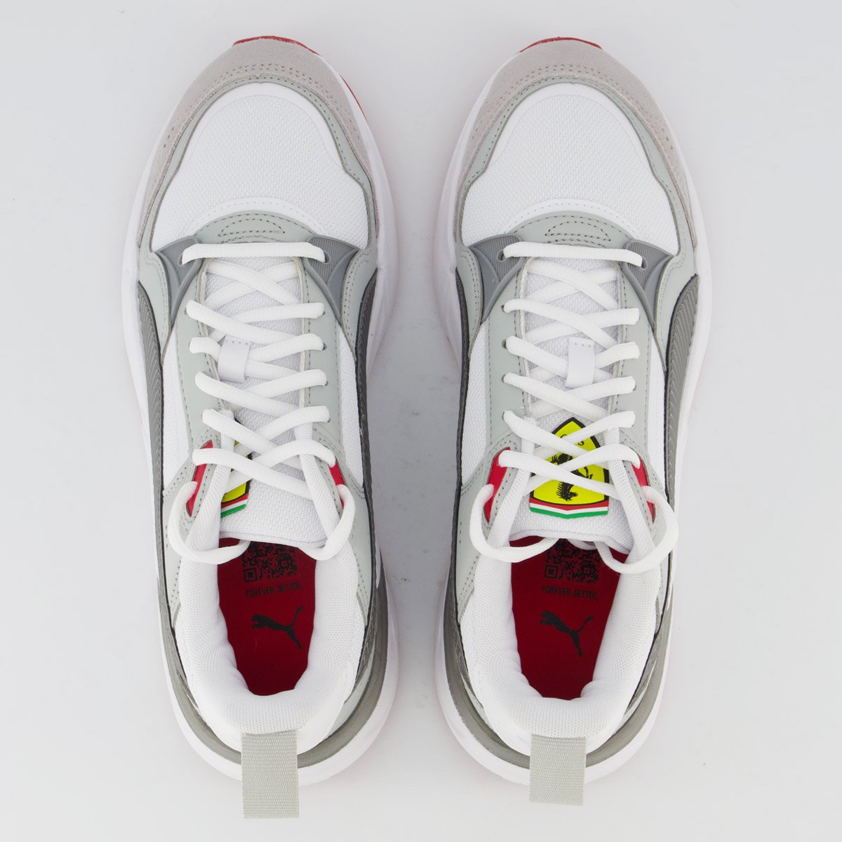 Tênis Puma Scuderia Ferrari Trinity 2 Branco e Cinza Branco/Cinza 4