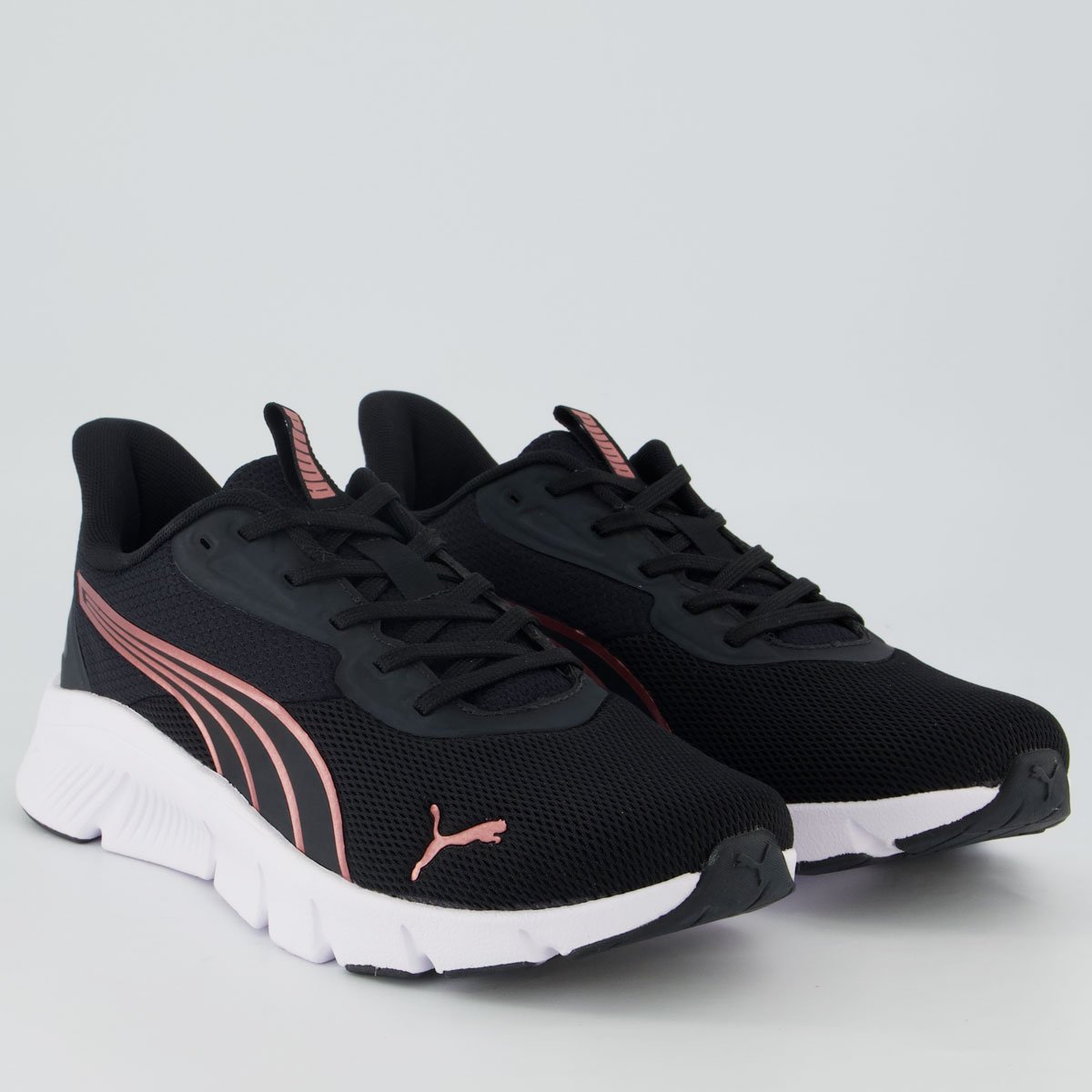 Tênis Puma Flexfocus Lite Modern Feminino Preto e Rose Preto/Rose 2