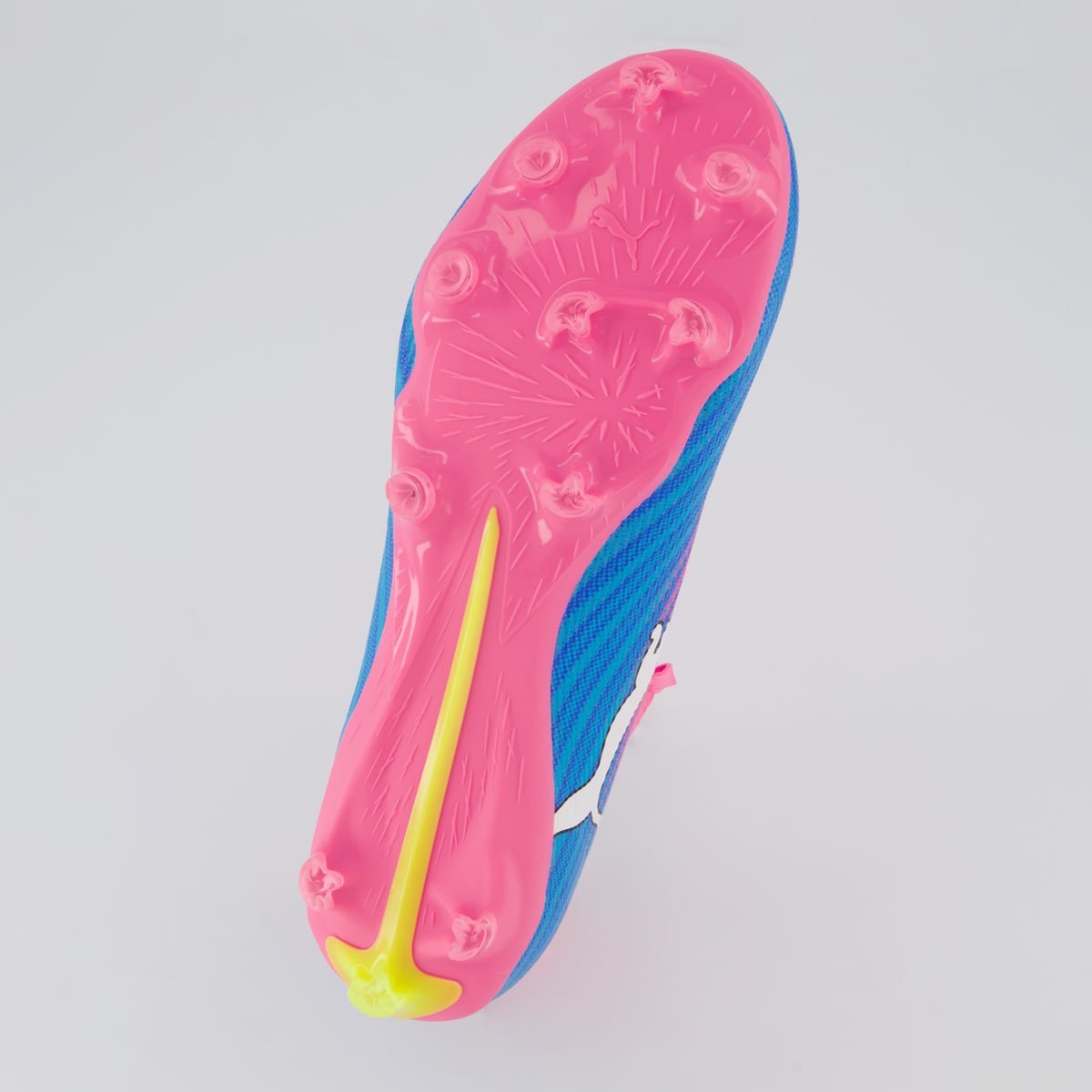 Chuteira Puma Ultra 6 Match FG/AG Campo Rosa e Azul Rosa/Azul 5