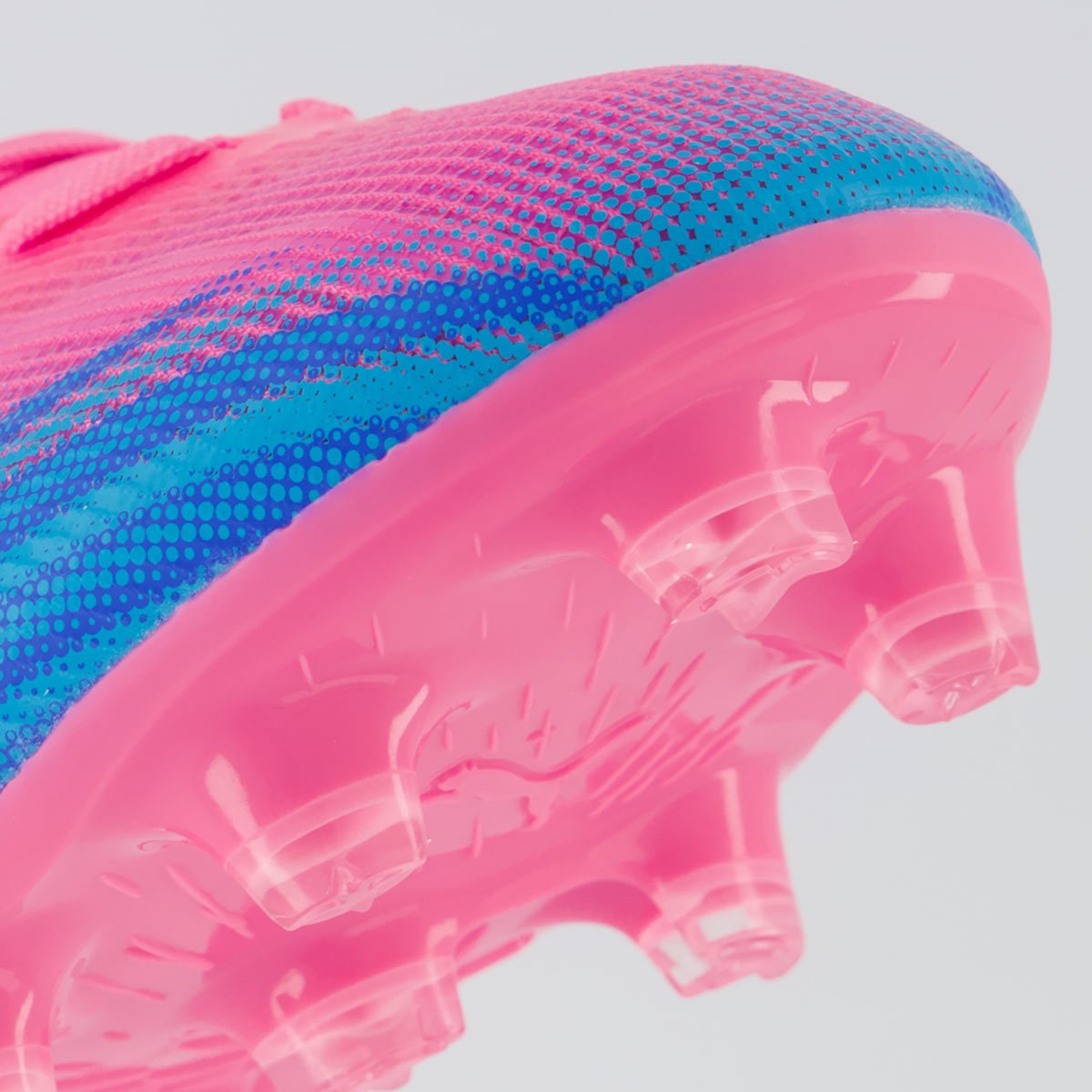 Chuteira Puma Ultra 6 Match FG/AG Campo Rosa e Azul Rosa/Azul 8