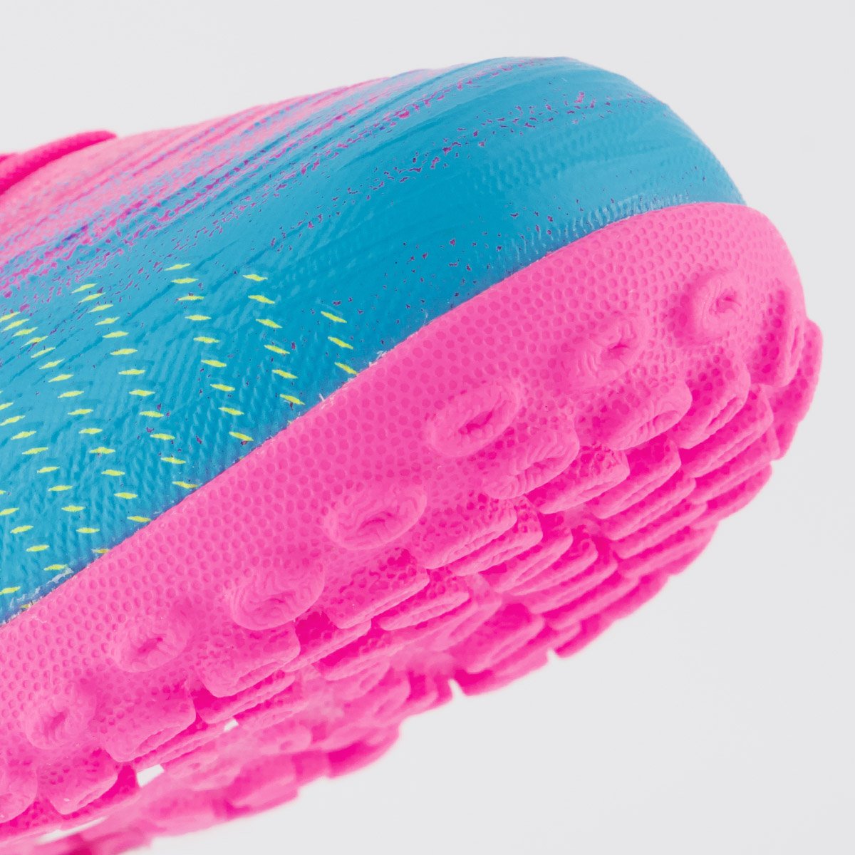 Chuteira Puma Future 9 Match Mid Society Juvenil Rosa e Laranja Rosa 8