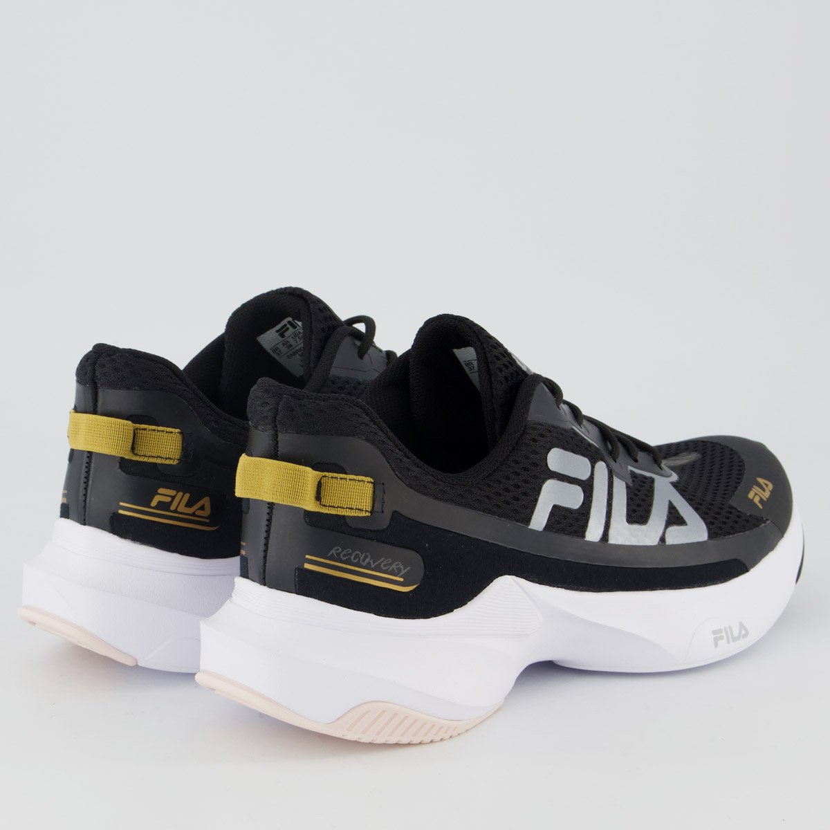 Tênis Fila Recovery Feminino Preto e Dourado Preto/Dourado 3