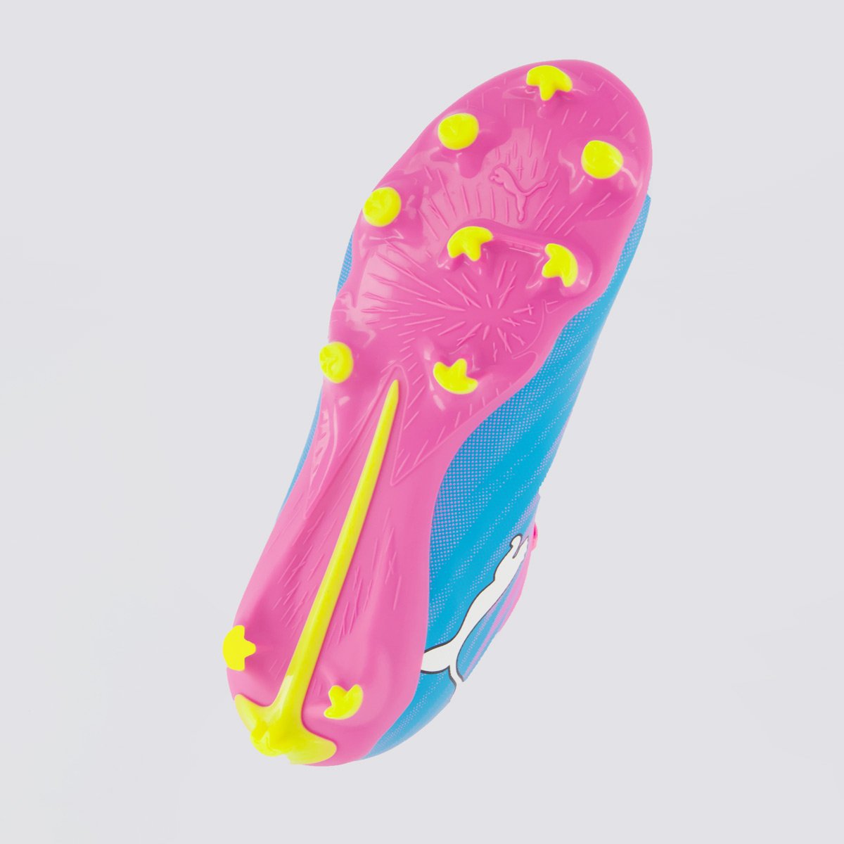 Chuteira Puma Ultra 6 Play FG/AG Campo Juvenil Rosa Rosa 5