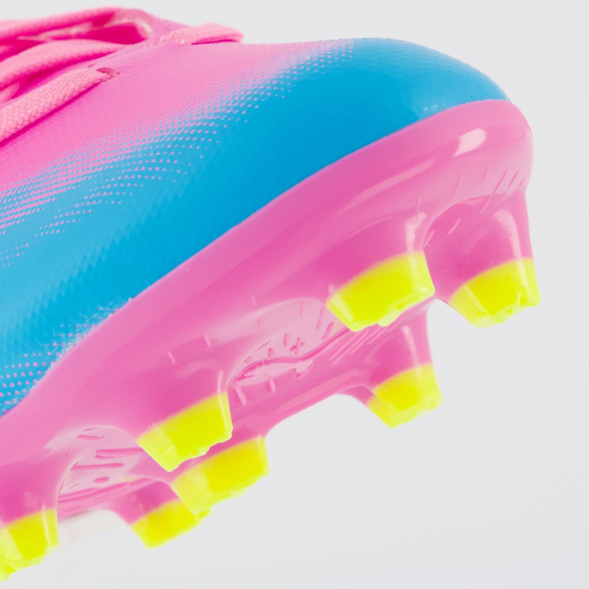 Chuteira Puma Ultra 6 Play FG/AG Campo Juvenil Rosa Rosa 8