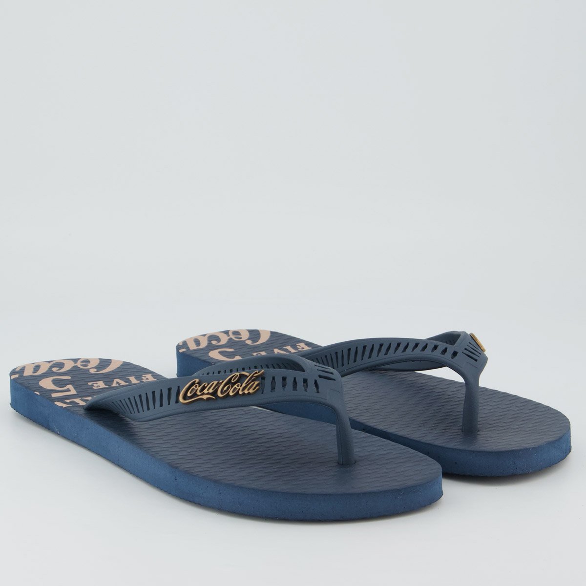 Chinelo Coca Cola Always Azul Marinho Azul Marinho 3