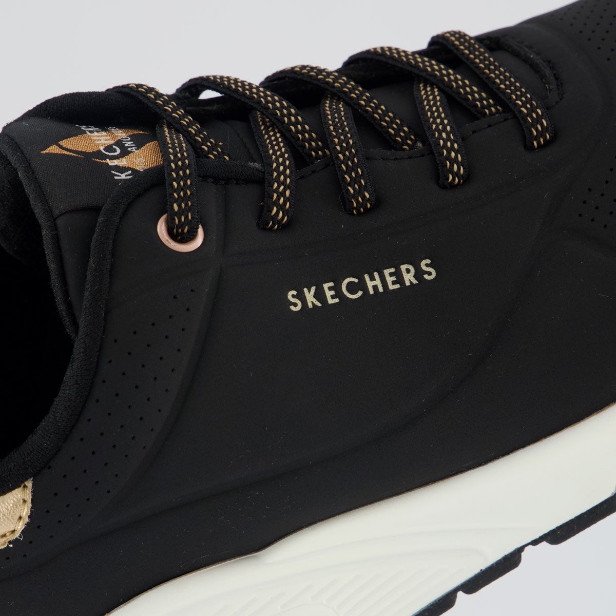 Tênis Skechers Uno Air Feminino Preto Preto 7