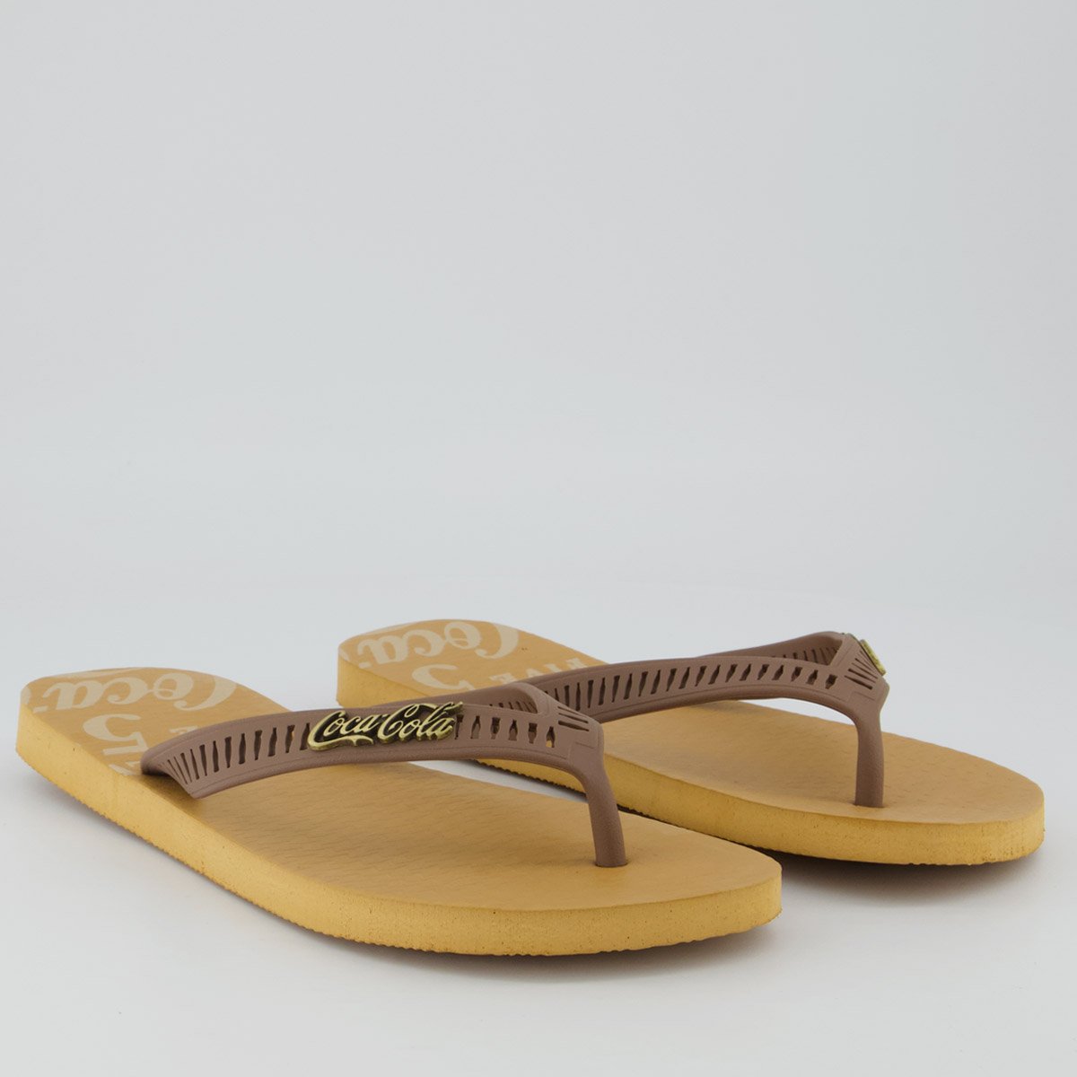 Chinelo Coca Cola Always Marrom Marrom 3