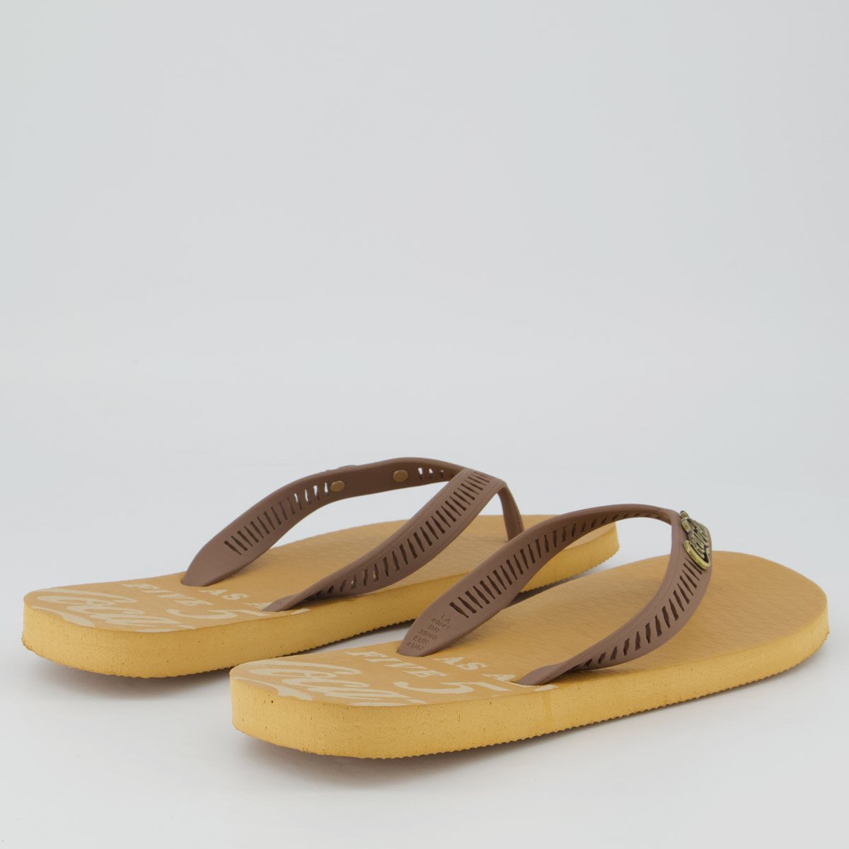 Chinelo Coca Cola Always Marrom Marrom 4