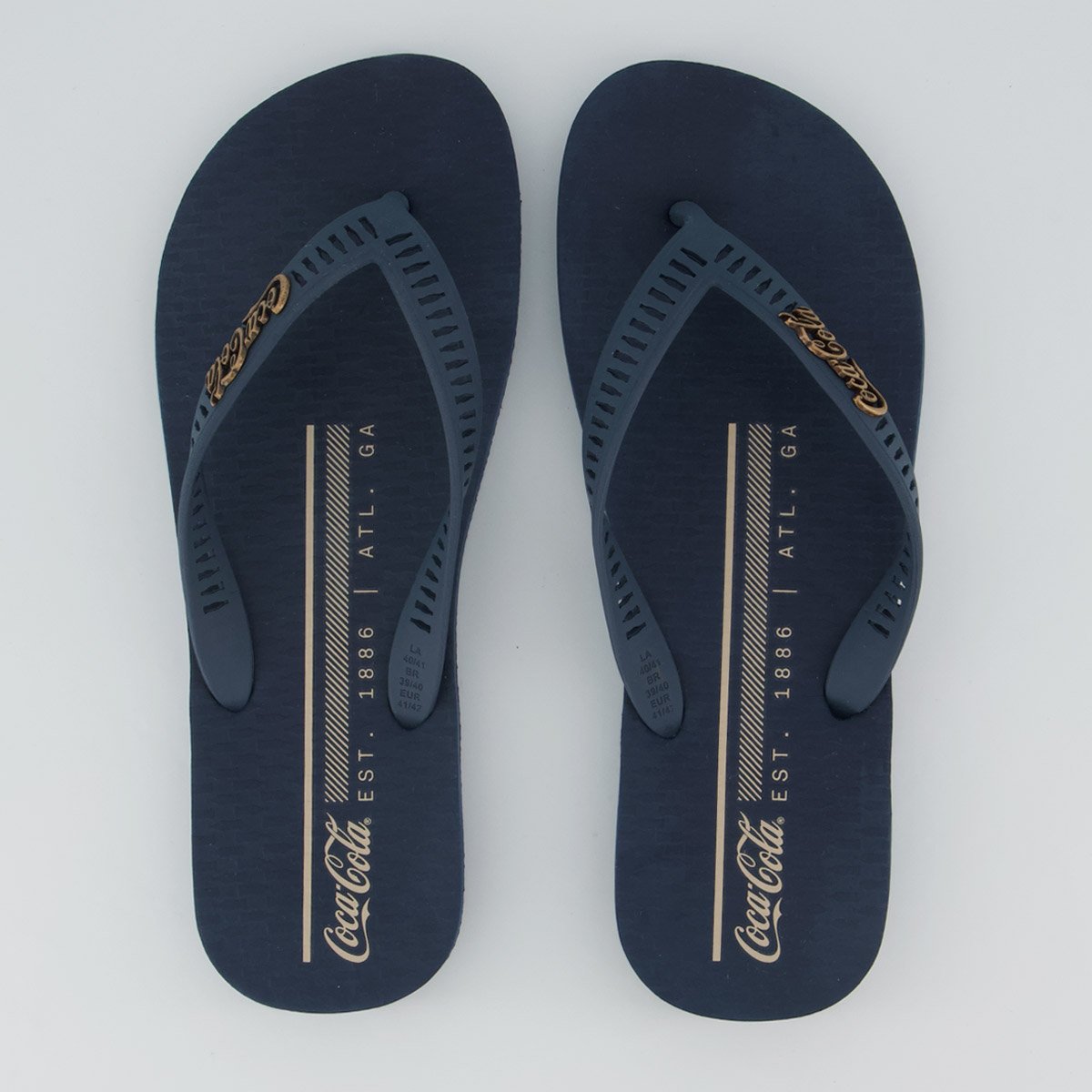 Chinelo Coca Cola Asotin Azul Marinho