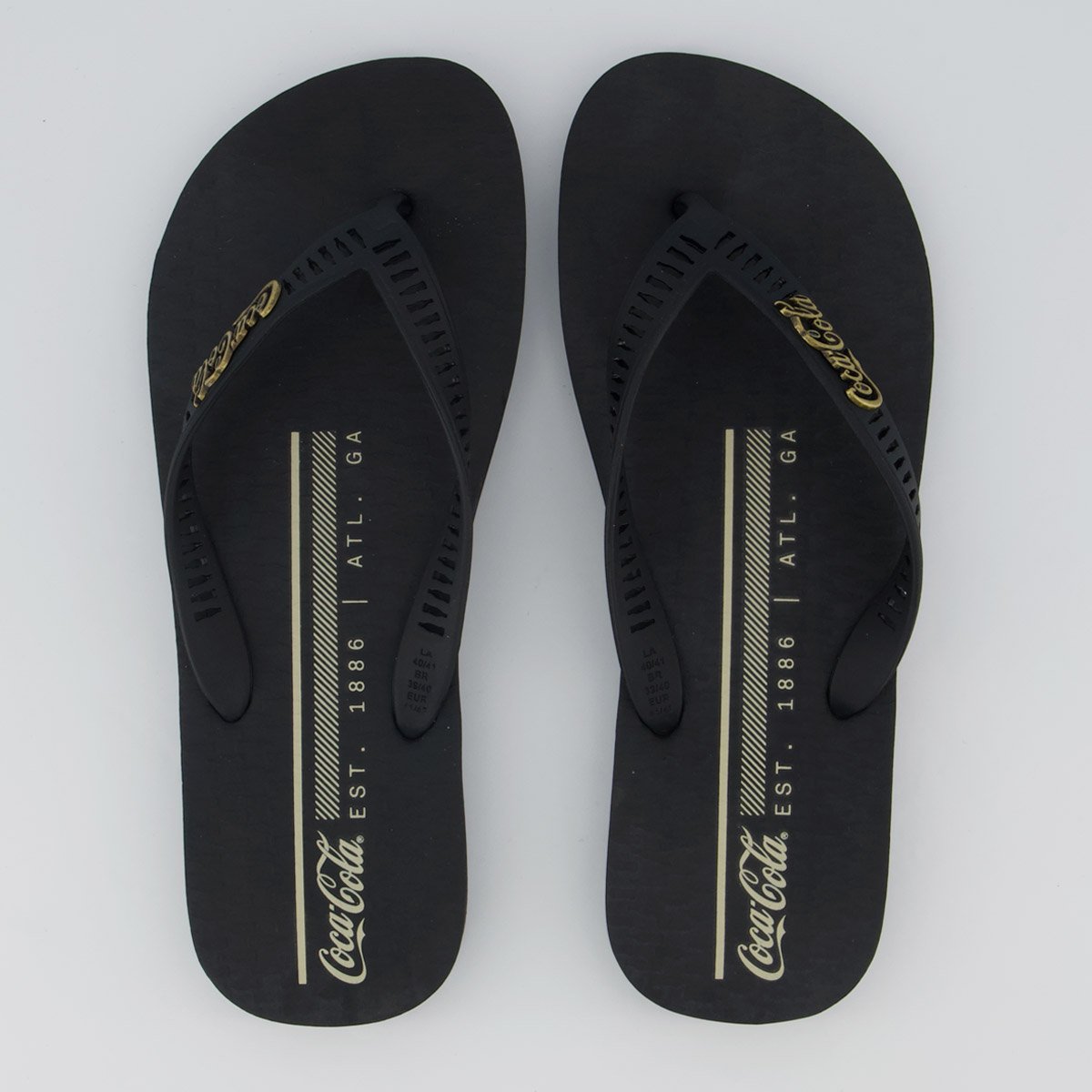 Chinelo Coca Cola Asotin Preto