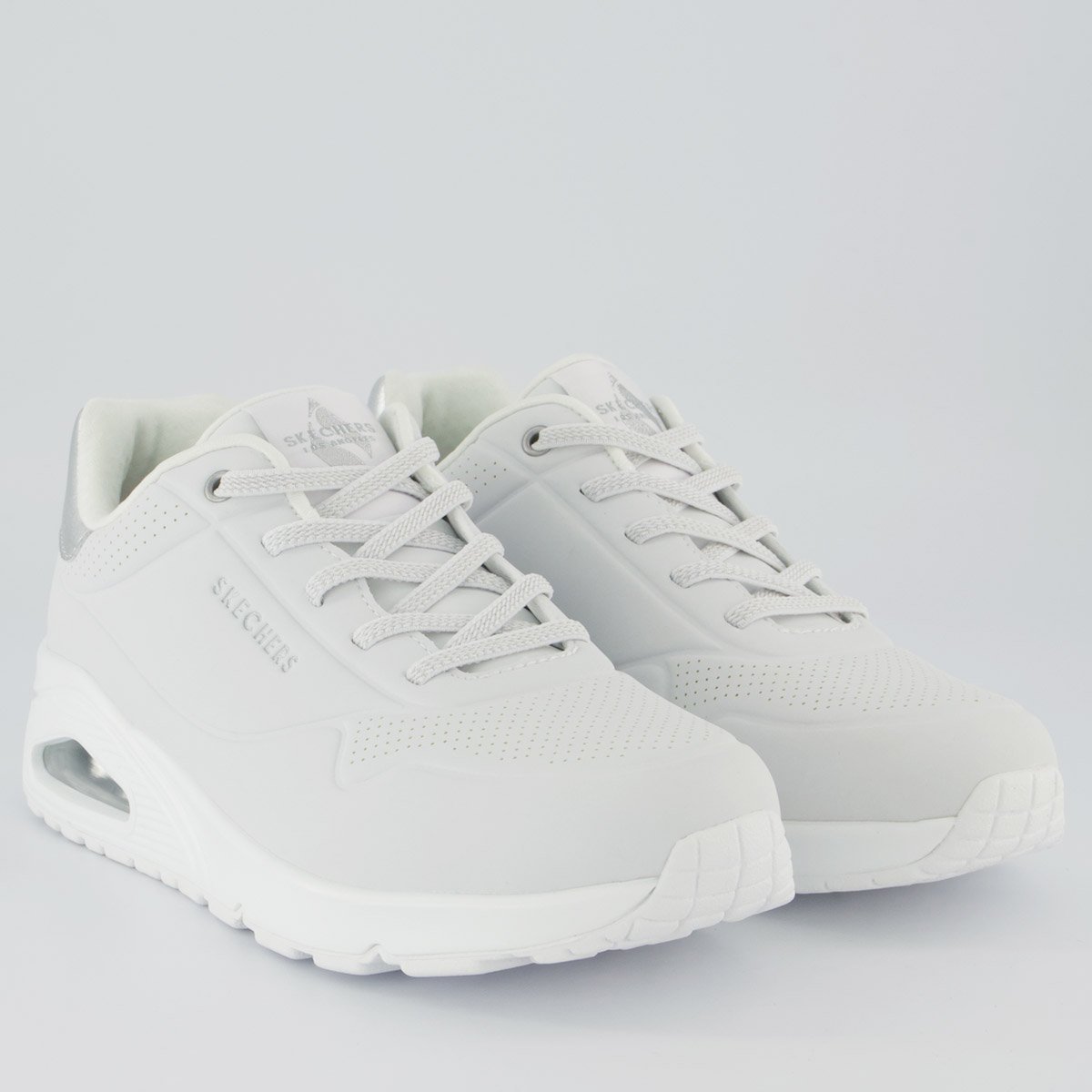 Tênis Skechers Uno Air Feminino Branco Branco 2