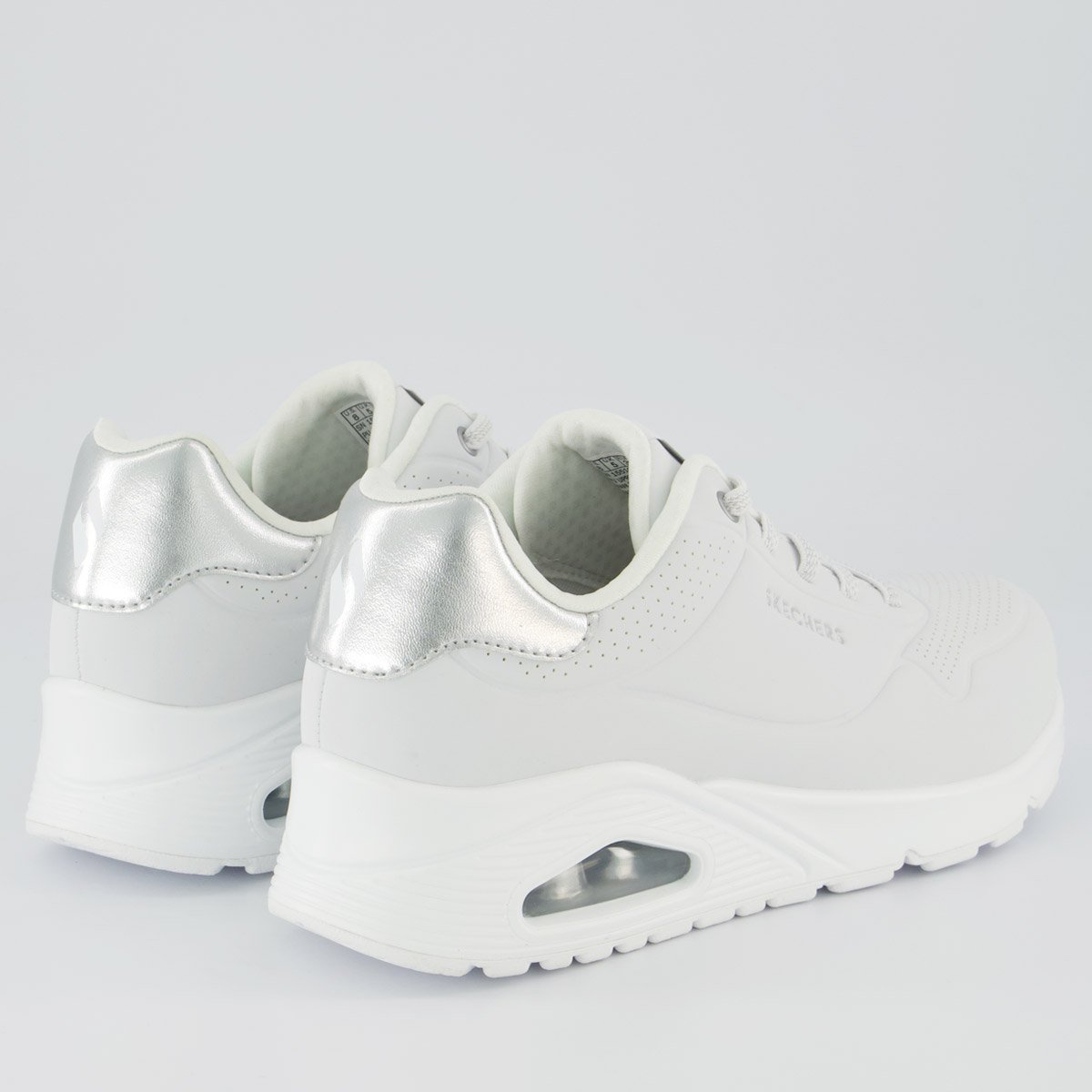 Tênis Skechers Uno Air Feminino Branco Branco 3
