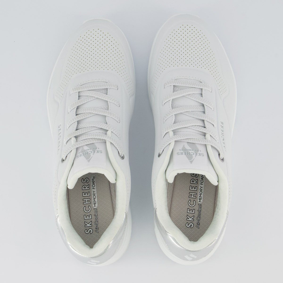 Tênis Skechers Uno Air Feminino Branco Branco 4