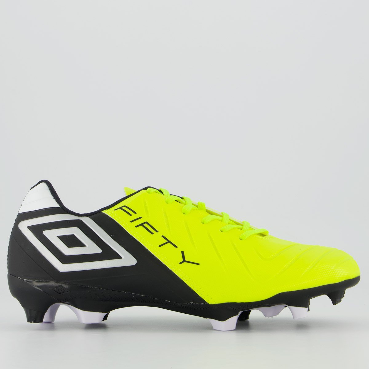 Chuteira Umbro Fifty VI Campo Verde e Preta