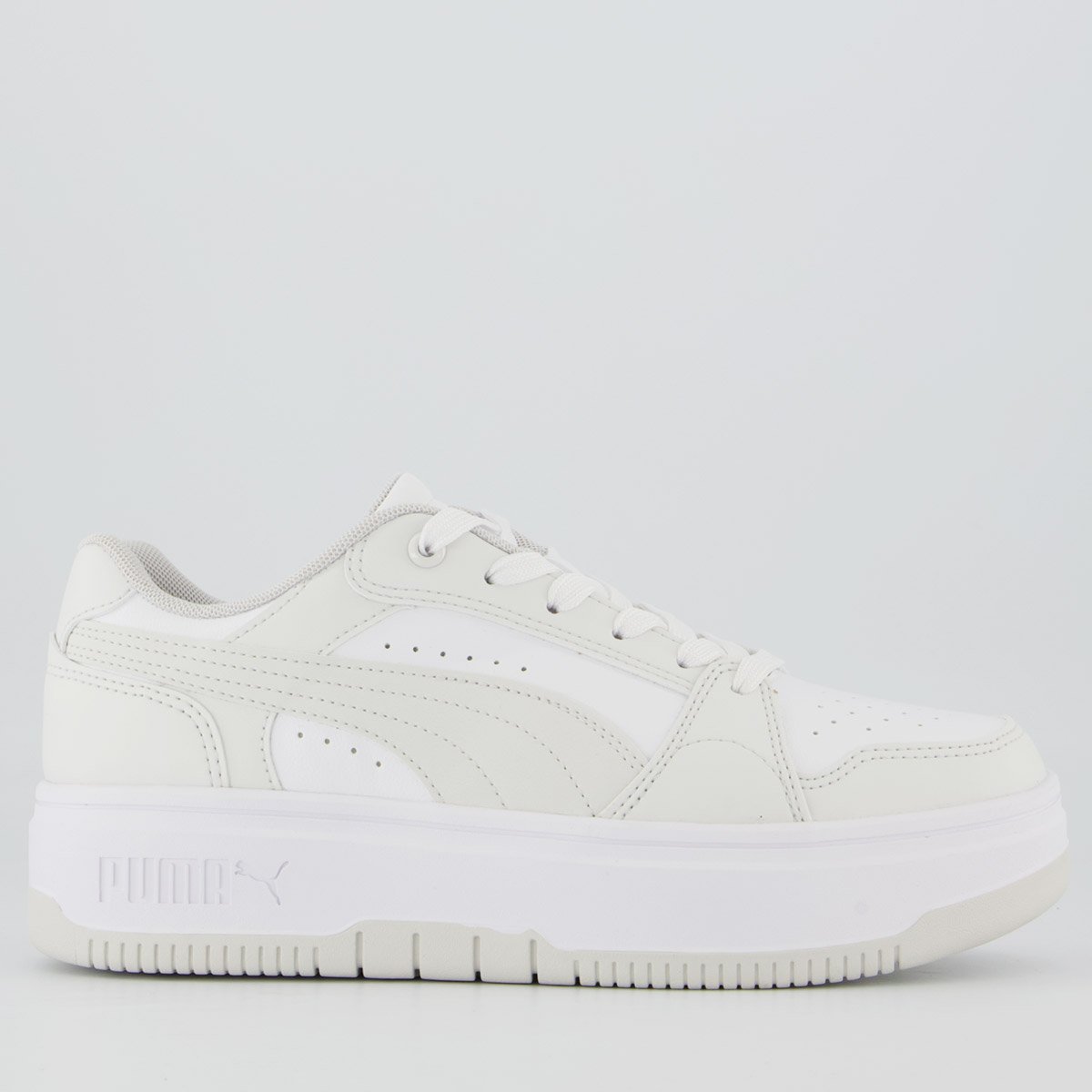 Tênis Puma Rebound Femme Low Bdp Feminino Branco e Off-White