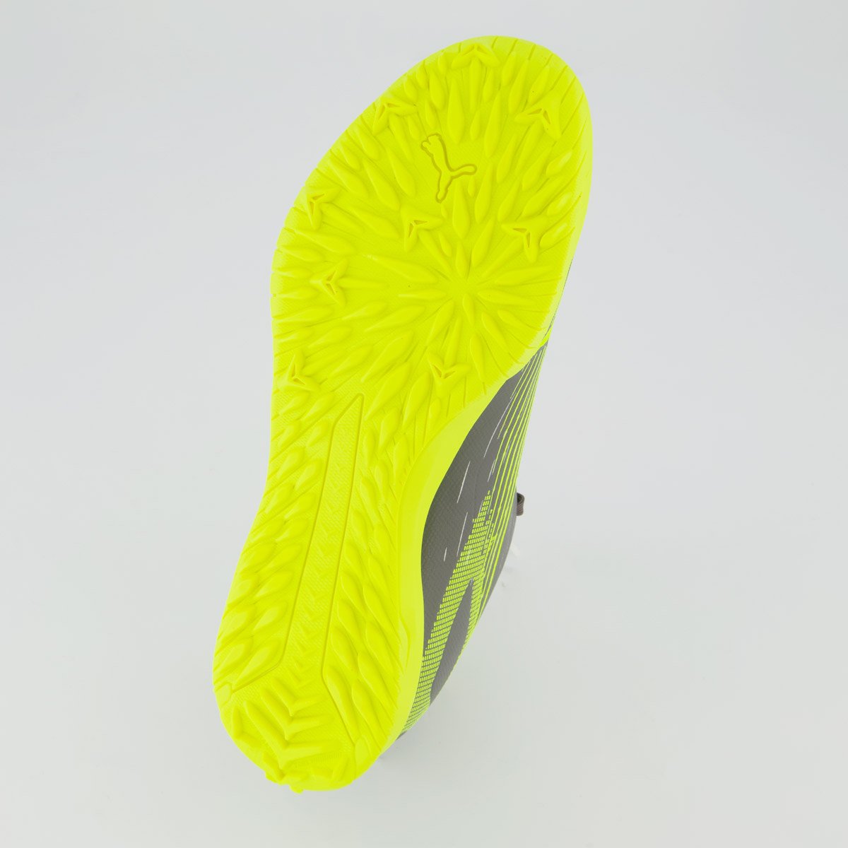 Chuteira Puma Ultra 5 Play Society Cinza e Verde Cinza/Verde 5