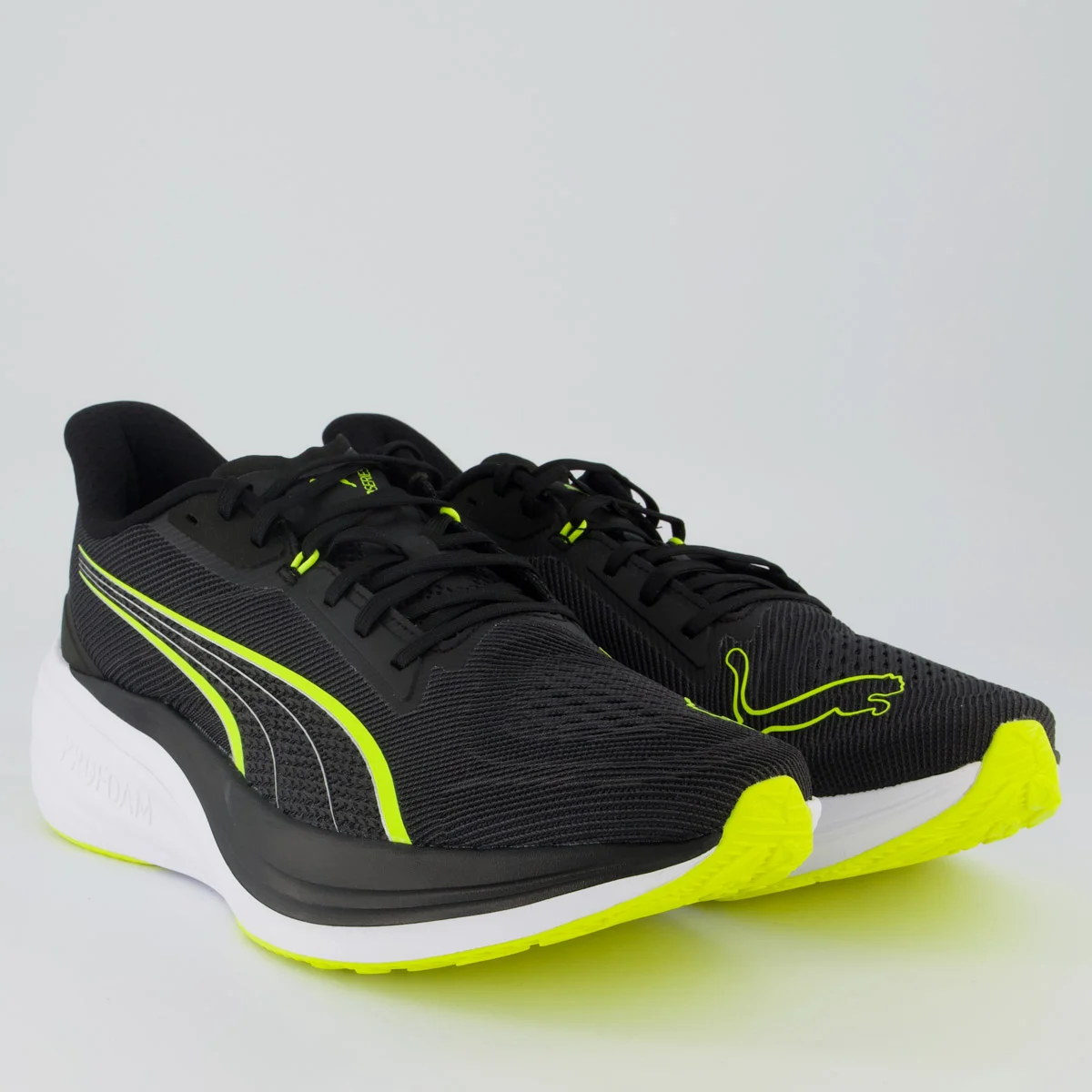 Tênis Puma Darter Pro Preto e Amarelo Preto/Amarelo 2