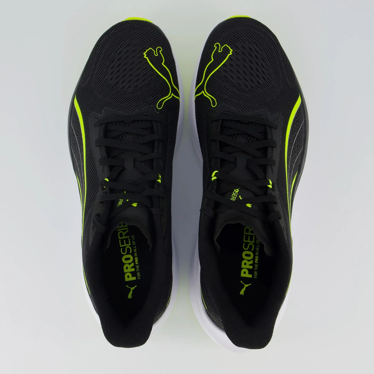 Tênis Puma Darter Pro Preto e Amarelo Preto/Amarelo 4