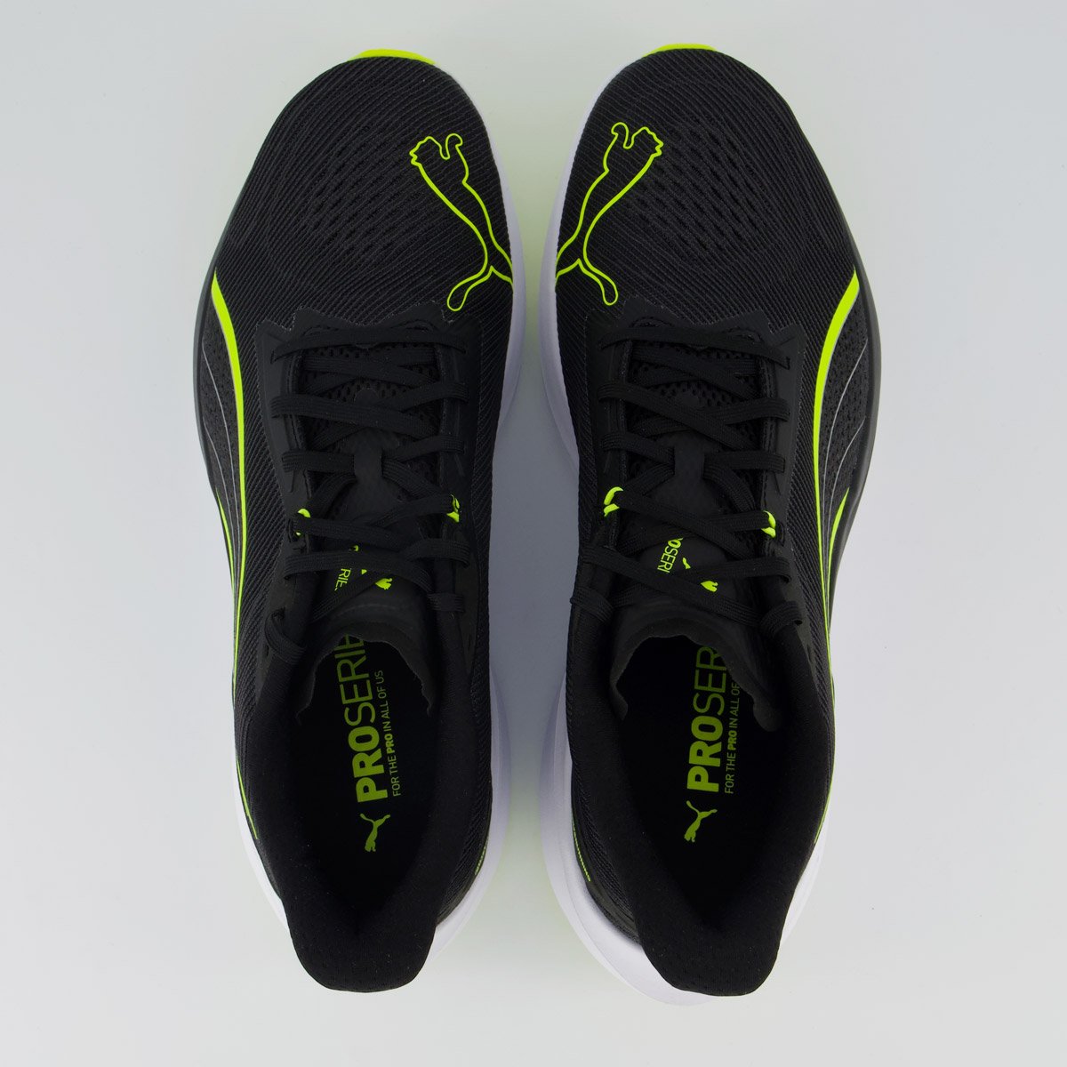Tênis Puma Darter Pro Preto e Amarelo Preto/Amarelo 4