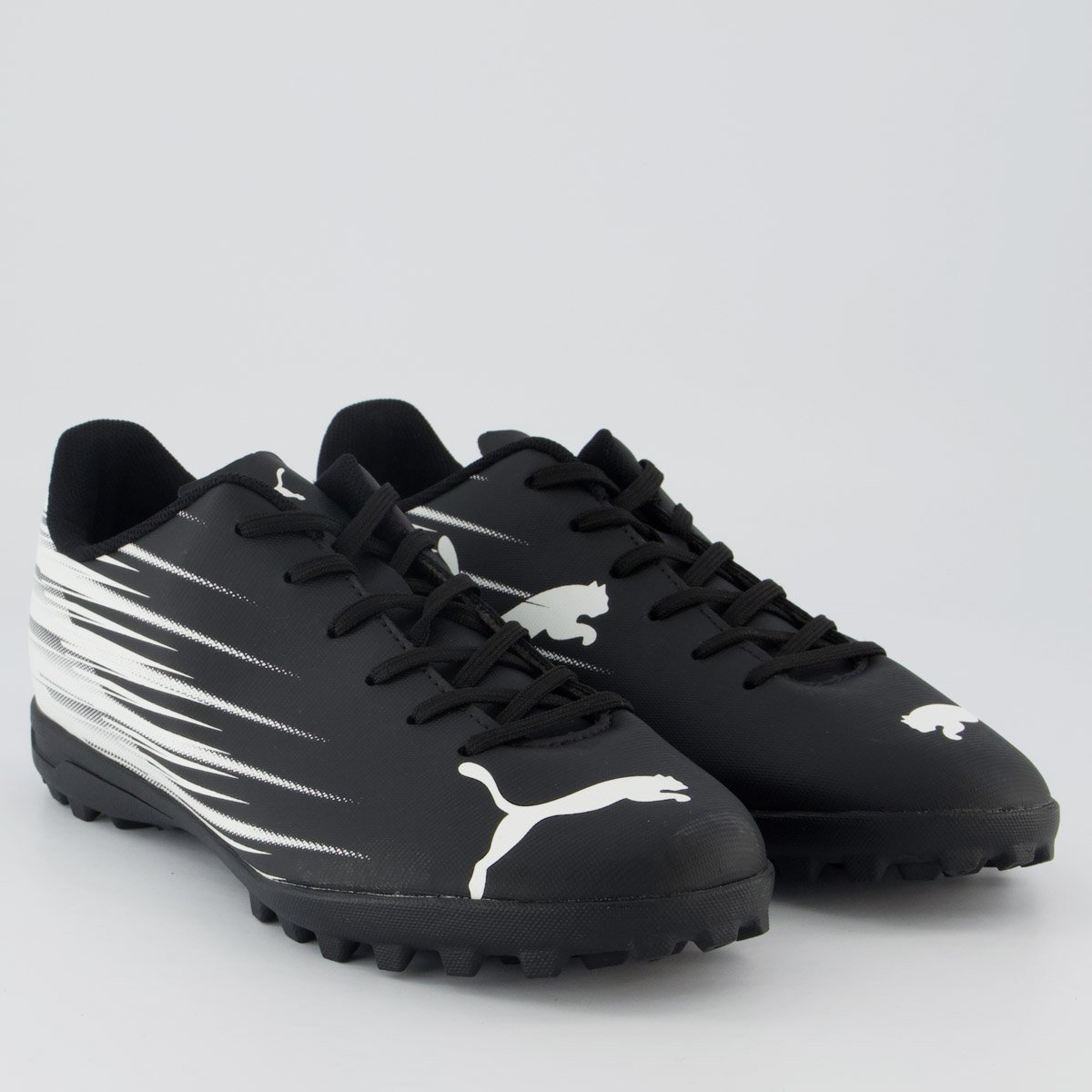 Chuteira Puma Attacanto II Society Bdp Preto e Branco Preto/Branco 2
