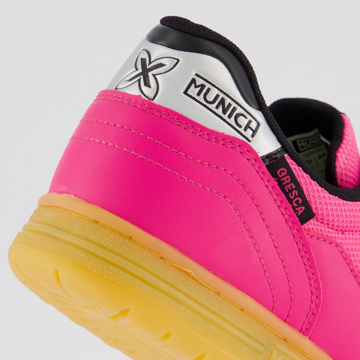 Chuteira Munich Gresca 14 Futsal Rosa Rosa 6