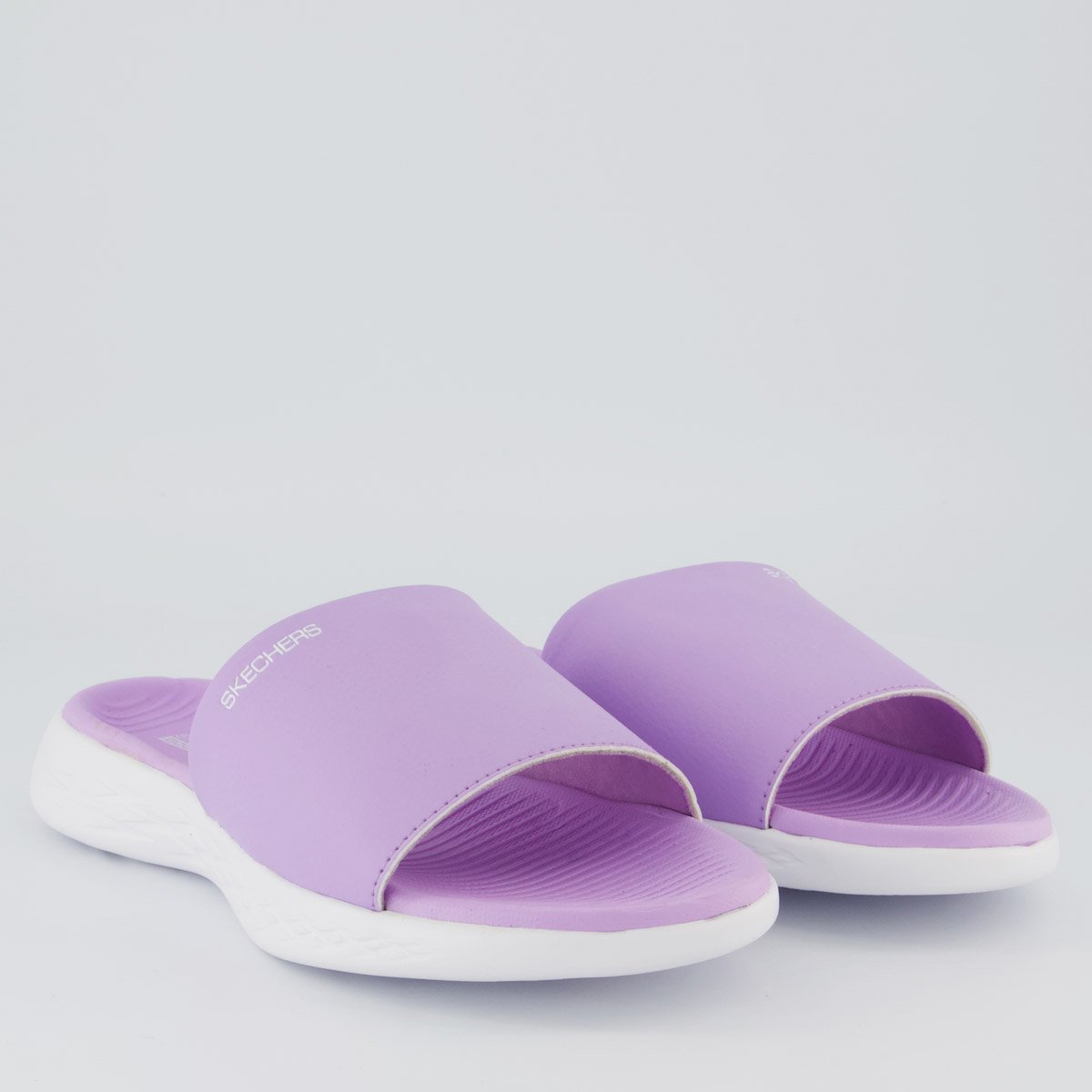 Chinelo Skechers On The Go Feminino Lilás Lilás 3