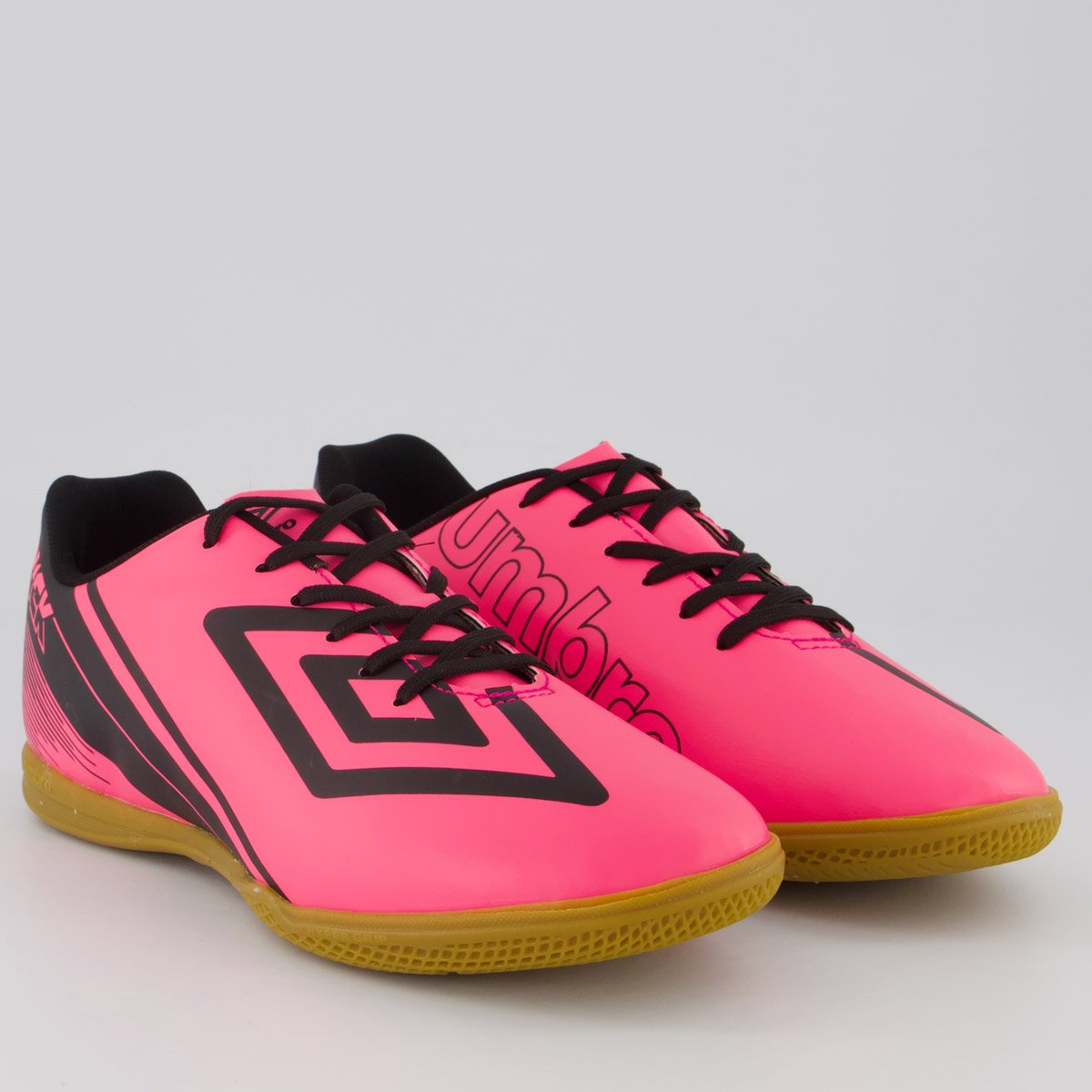 Chuteira Umbro Kick Futsal Rosa e Preta Rosa/Preto 2