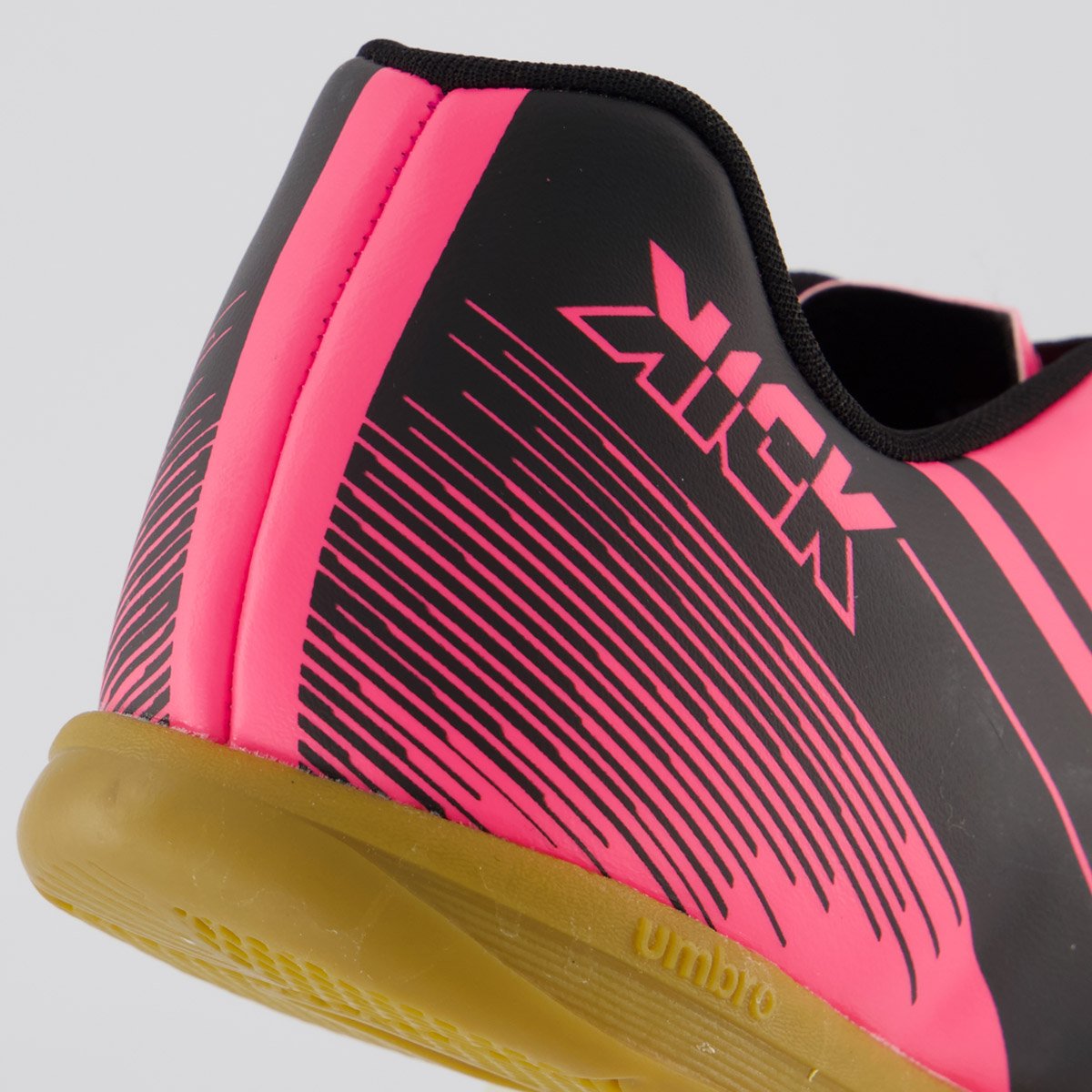 Chuteira Umbro Kick Futsal Rosa e Preta Rosa/Preto 6