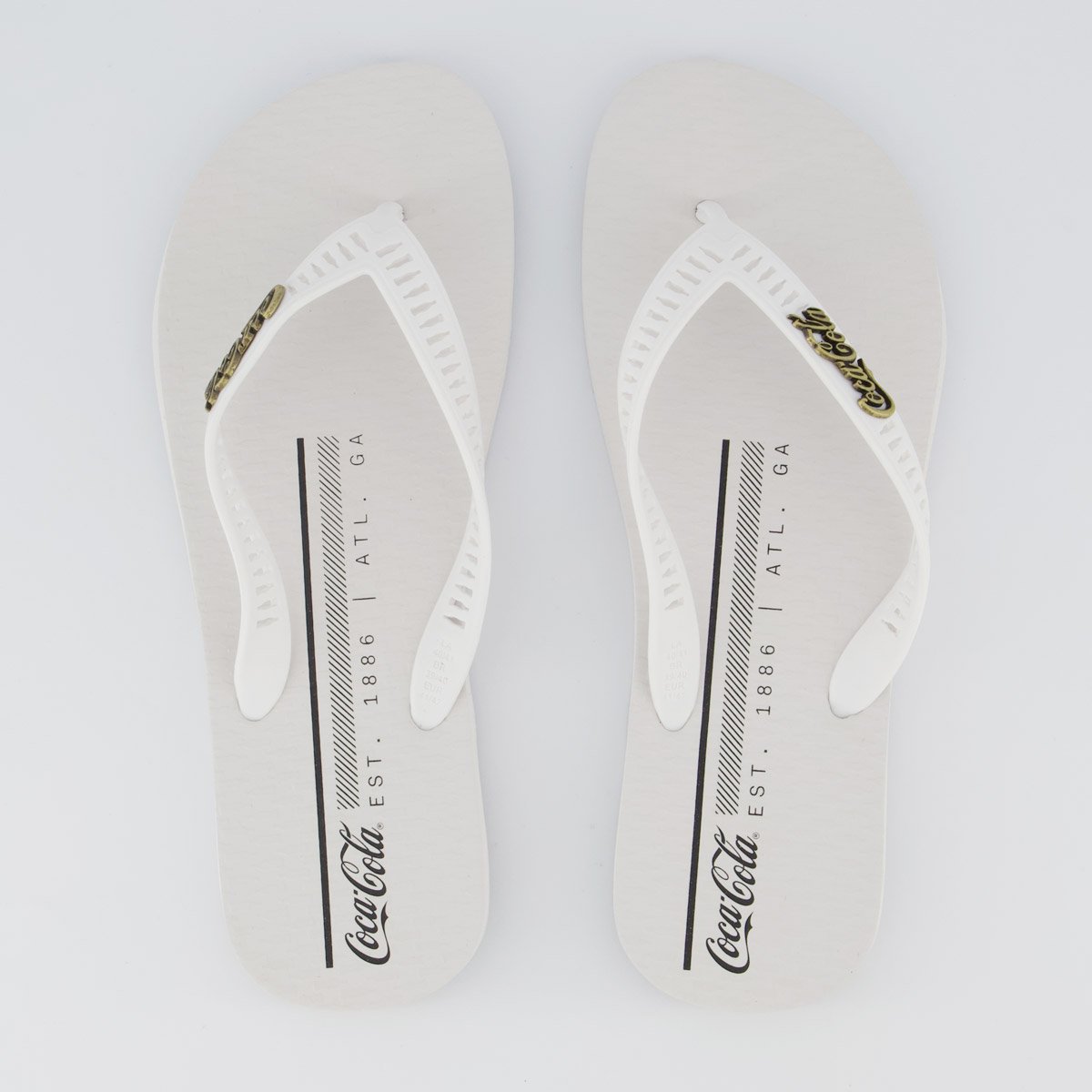 Chinelo Coca Cola Asotin Branco