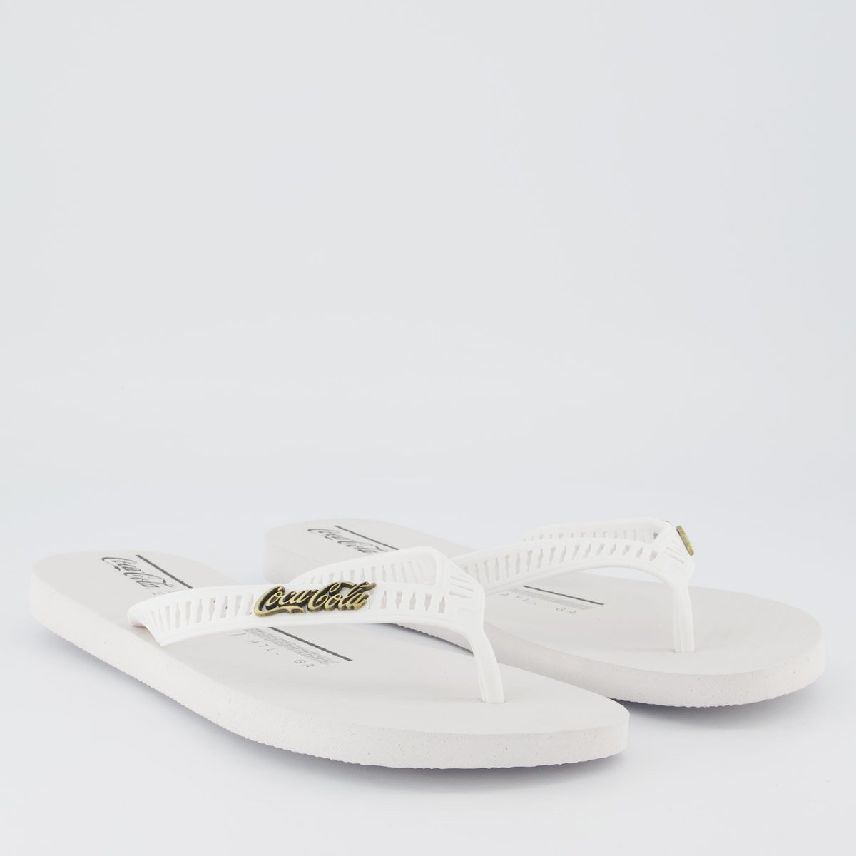 Chinelo Coca Cola Asotin Branco Branco 3