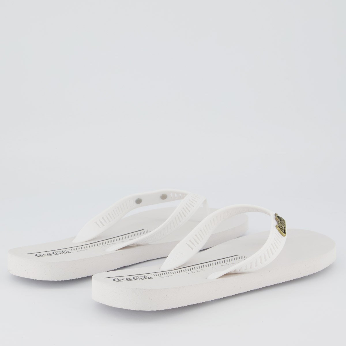 Chinelo Coca Cola Asotin Branco Branco 4