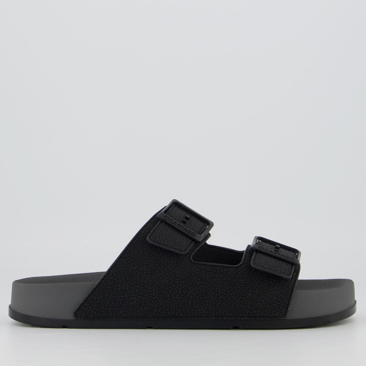 Chinelo Cartago Slide Milão III Preto Preto 2