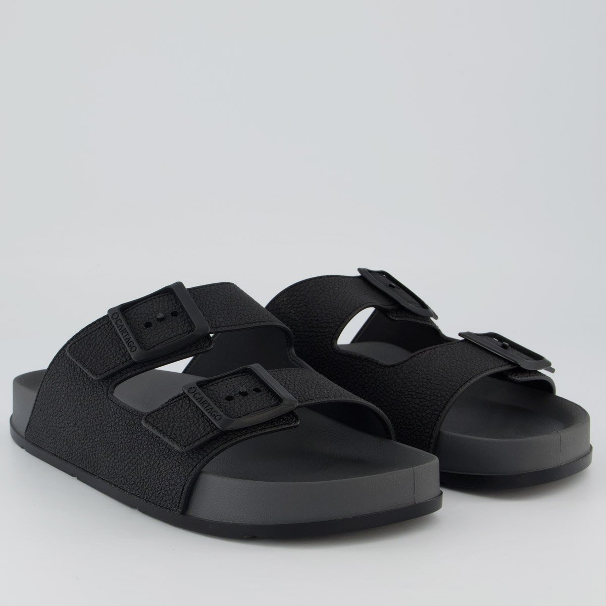 Chinelo Cartago Slide Milão III Preto Preto 3