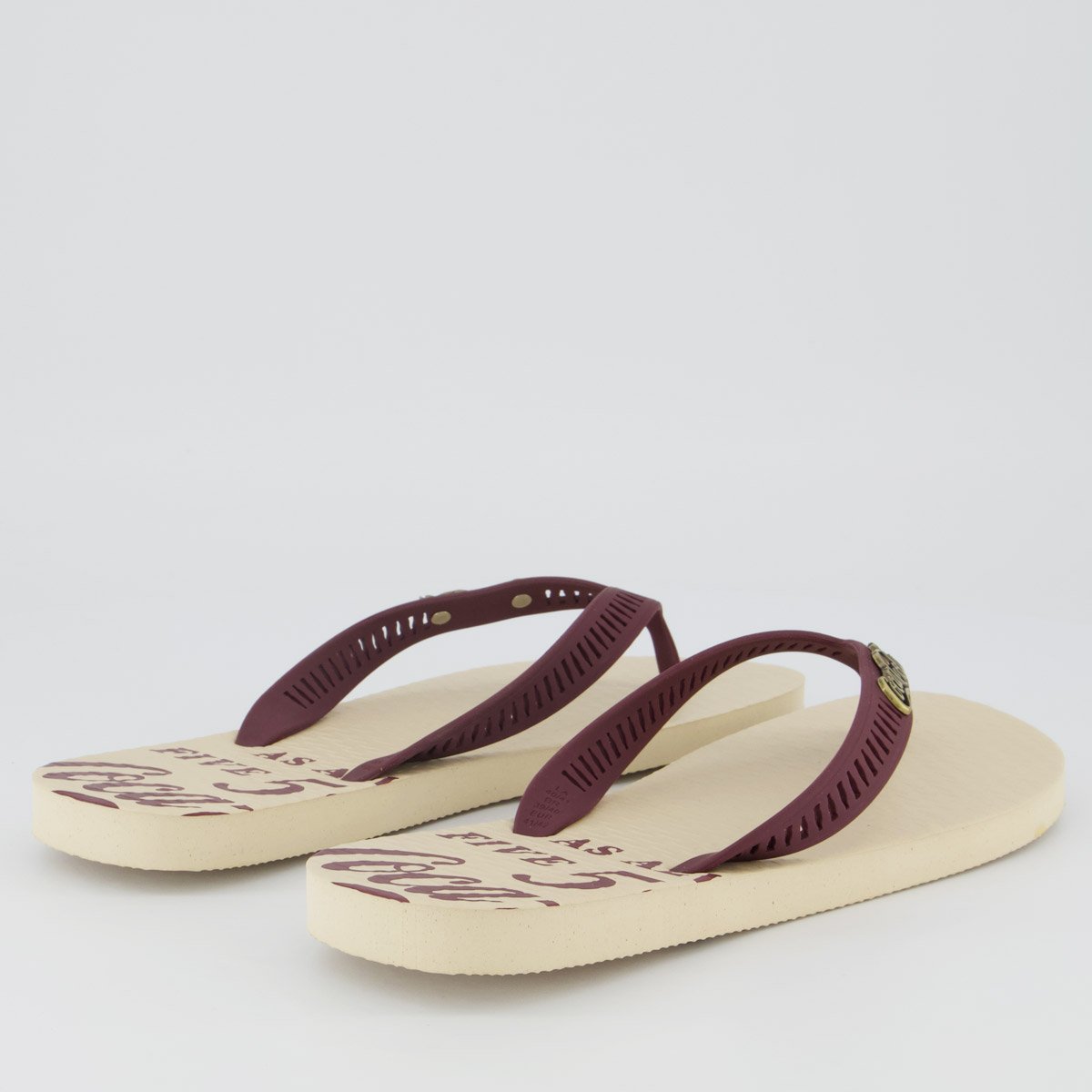 Chinelo Coca Cola Always Off White e Bordo Off White/Bordo 4