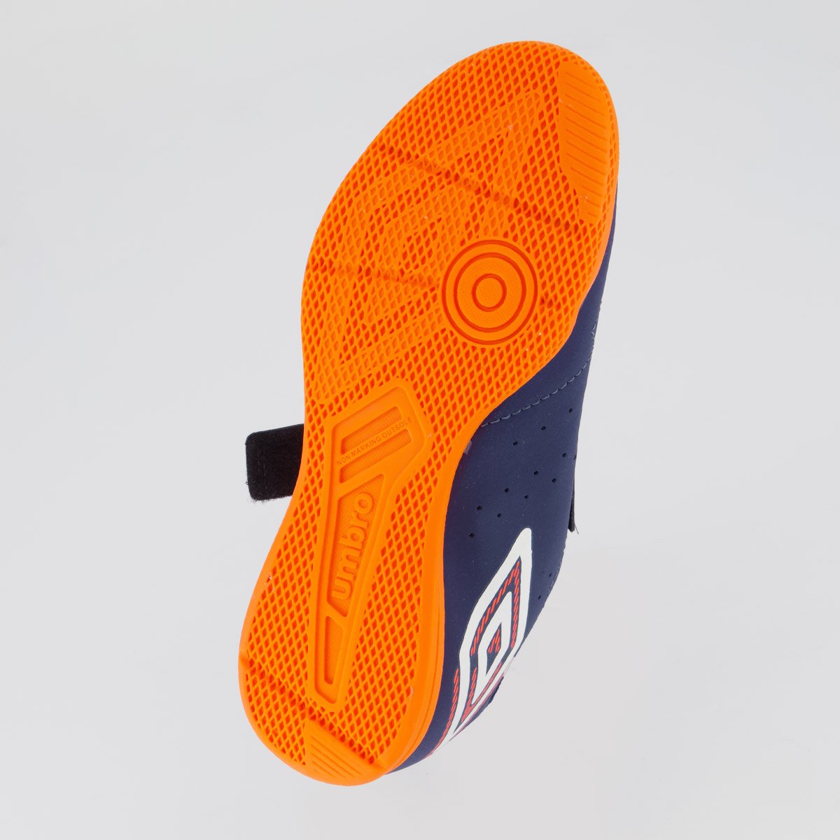 Chuteira Umbro Neo Stiker Futsal Infantil Azul e Laranja Azul/Laranja 5