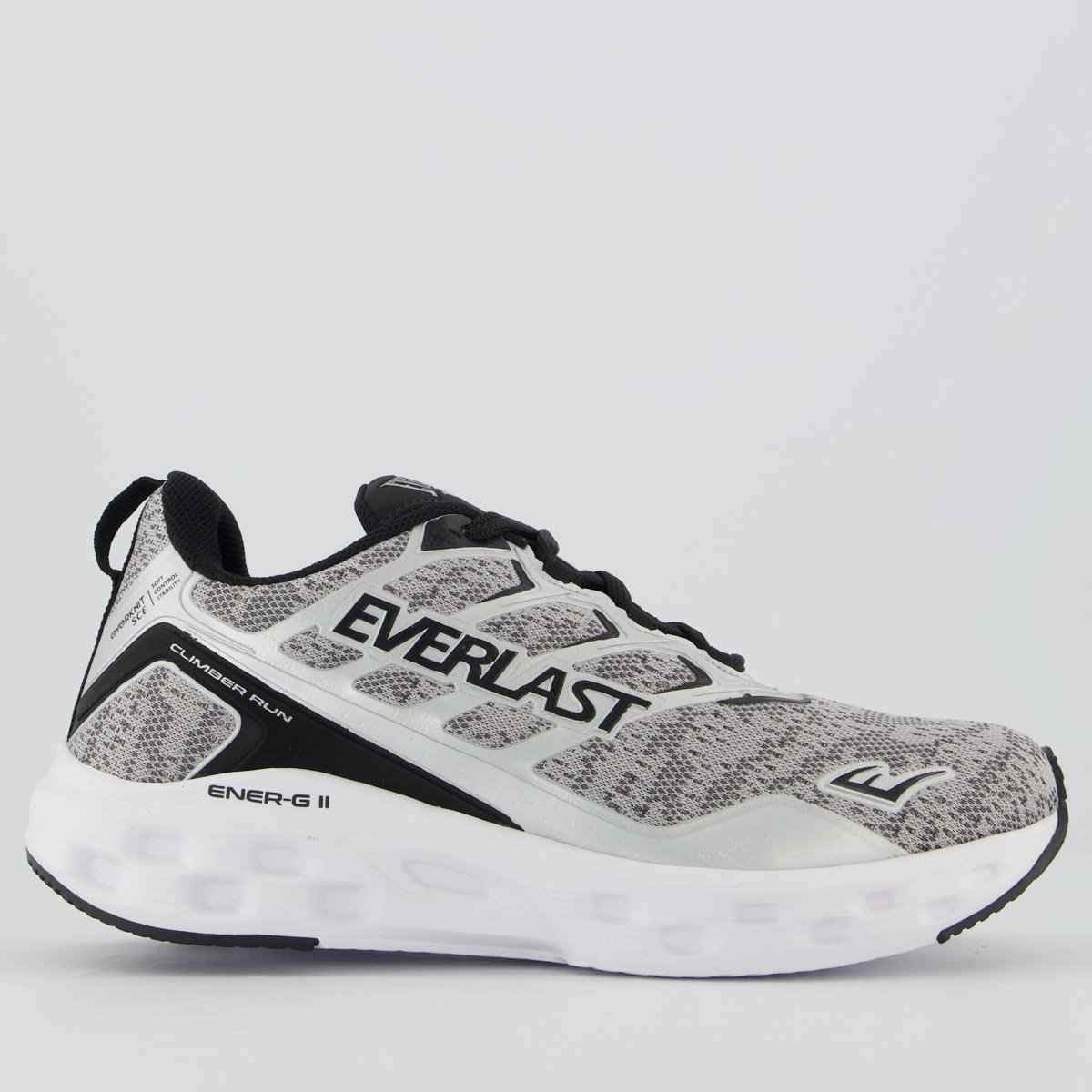 Tênis Everlast Climber Run Cinza e Preto