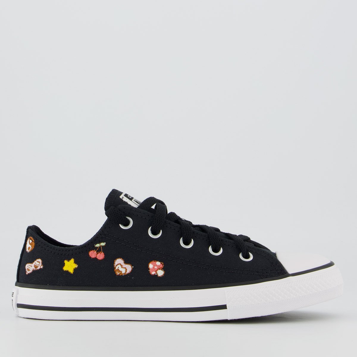 Tênis Converse All Star CK Stikers Juvenil Preto