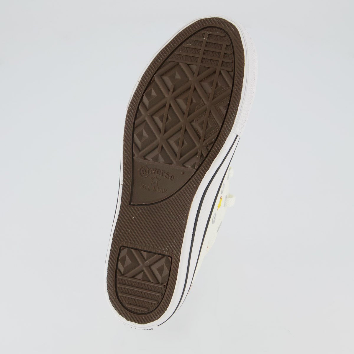 Tênis Converse All Star CK Stikers Juvenil Branco Branco 5