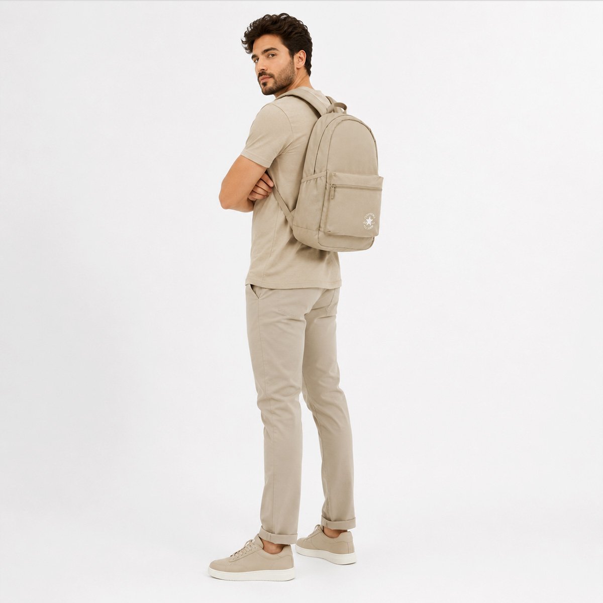 Mochila Converse Speed 3 Backpack Bege Bege 2