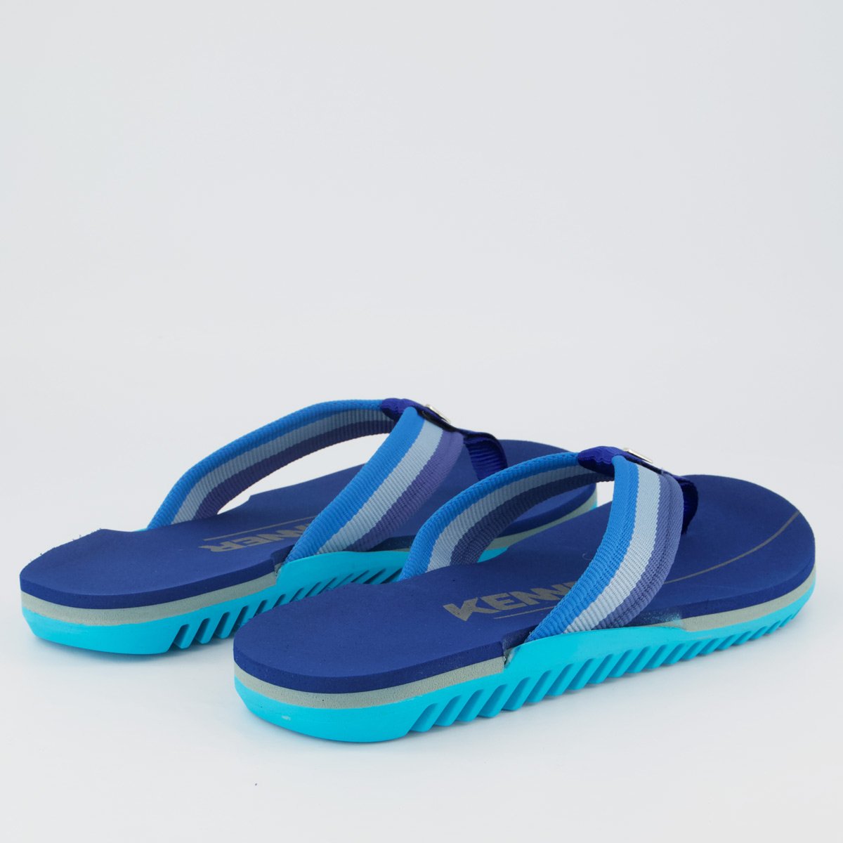 Chinelo Kenner NK6 Pro Tricolor Azul Azul 4