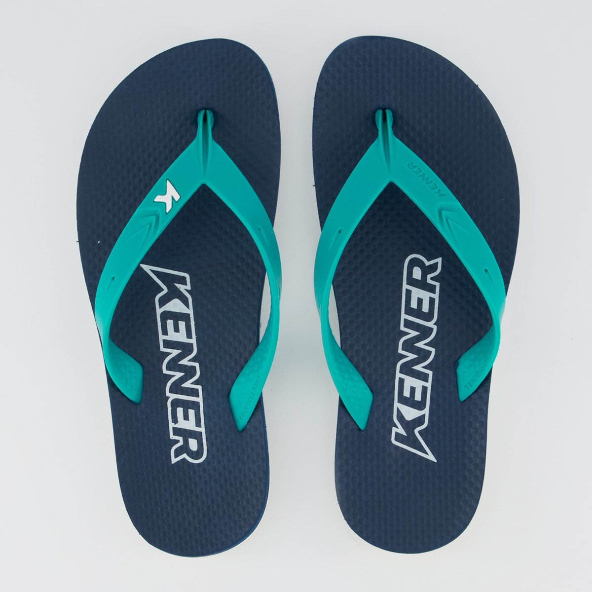 Chinelo Kenner New Summer Branco e Azul